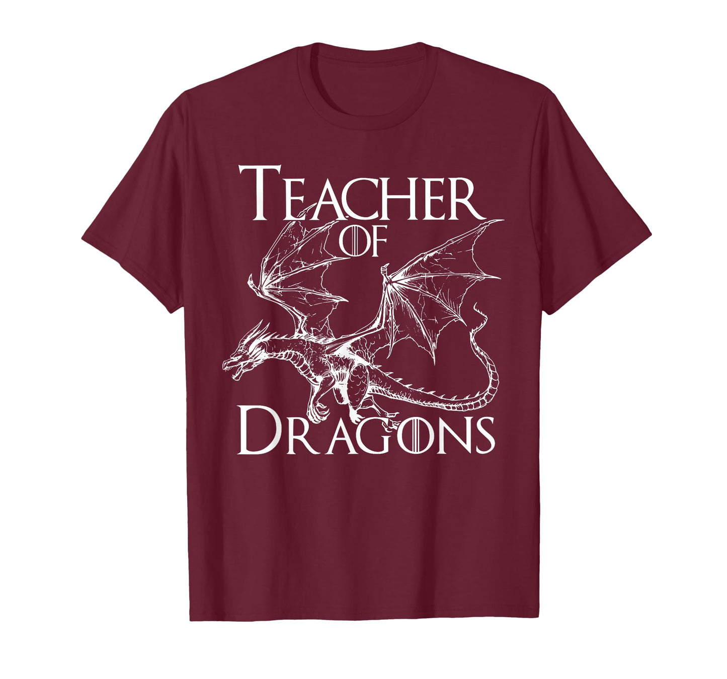 Teacher of Dragons Funny Quotes Bookish Book Lover Student T-Shirt