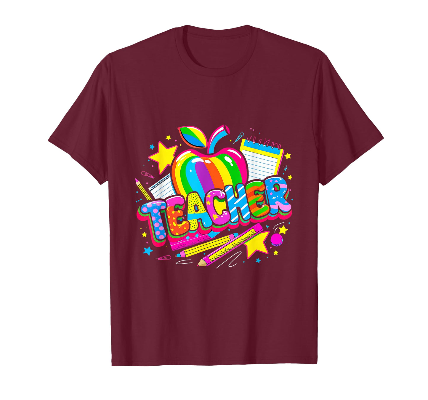Teach Love Inspire Teacher Life Inspirational Back To School T-Shirt