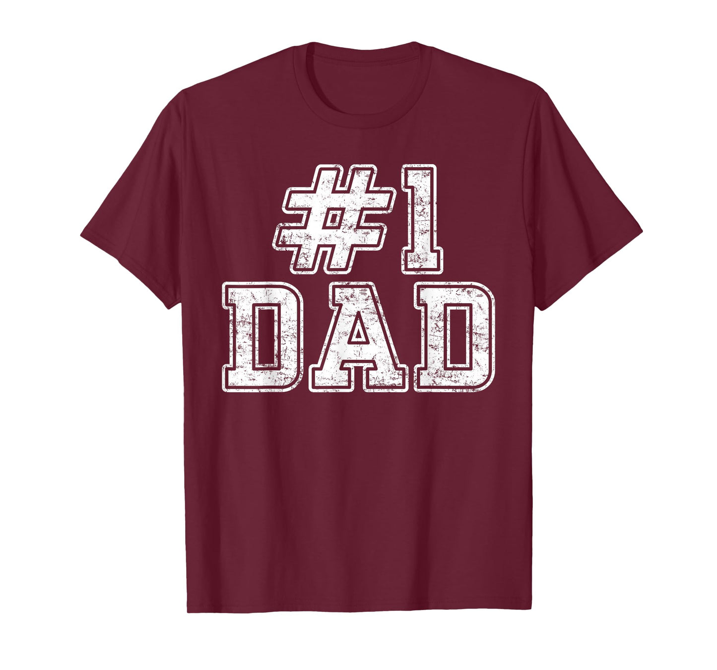 #1 Dad Best Dad Fathers Day Number One Dad T-Shirt