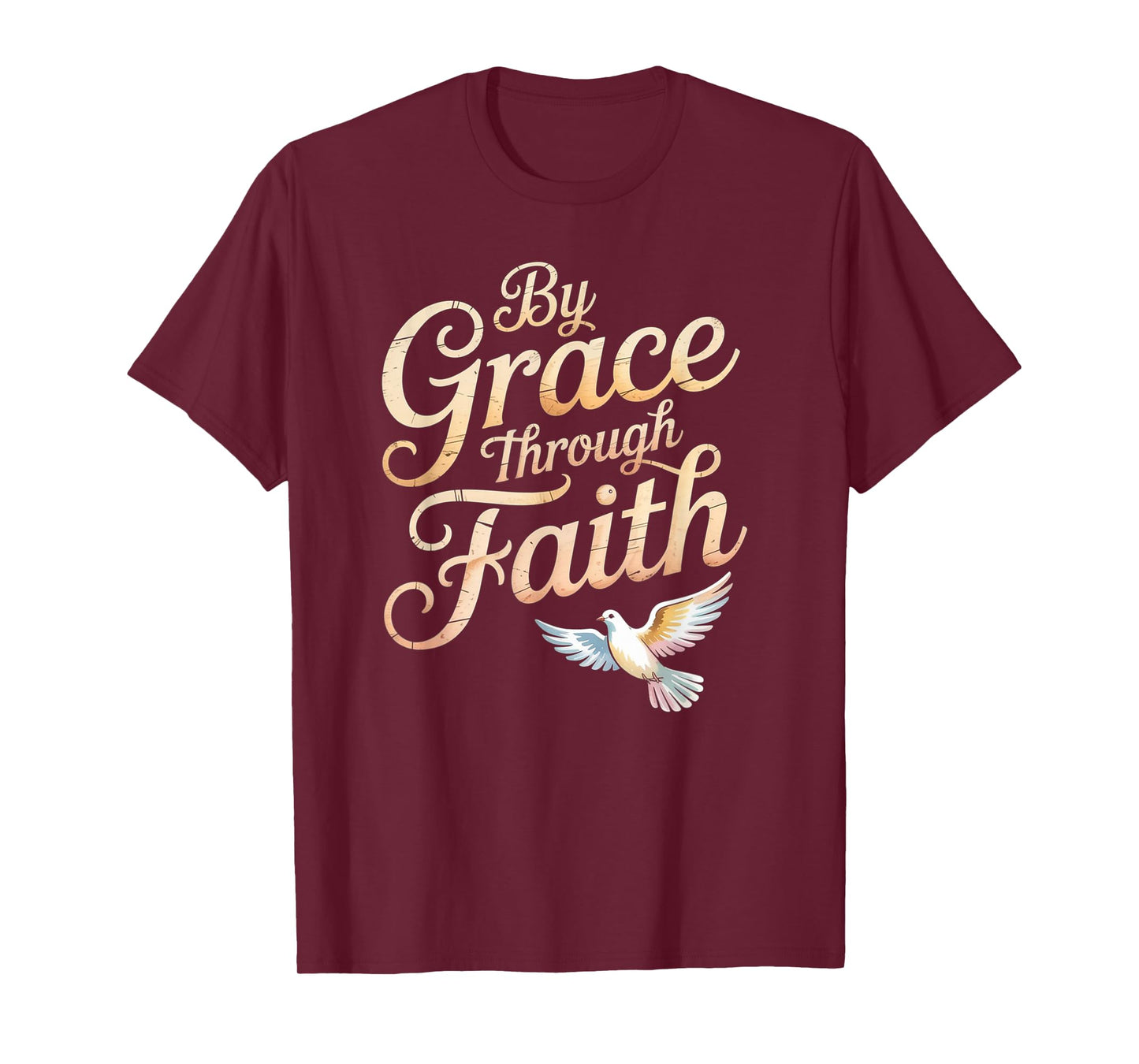 Grace Through Faith Ephesians 2:8-9 Christian Tee T-Shirt