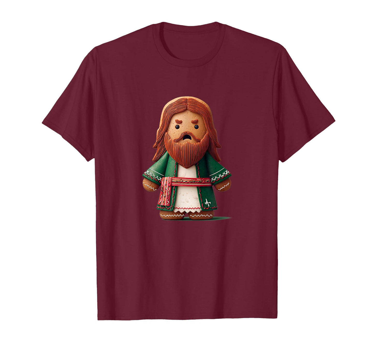Grumpy Jesus Christ Gingerbread Costume T-Shirt