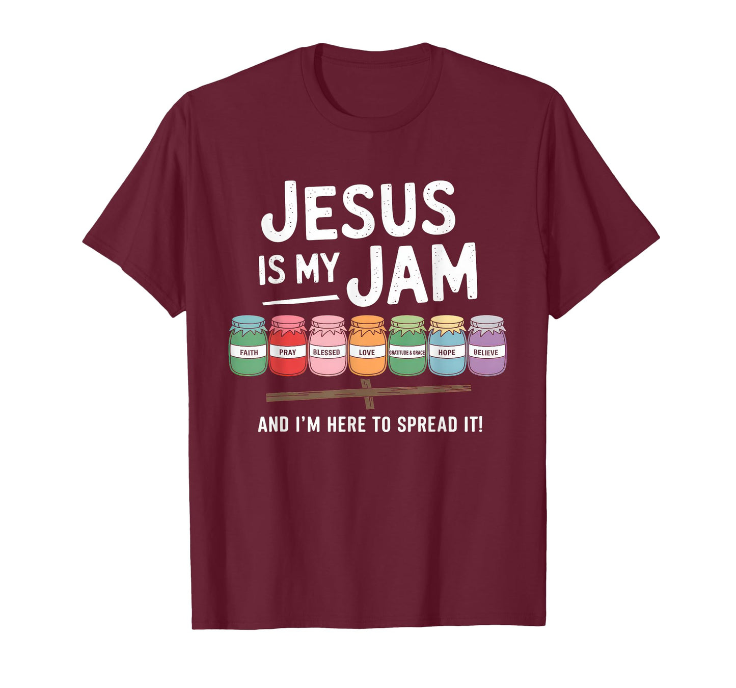 Jesus is My Jam Tshirt Men Women Christian Bible Verse T-Shirt