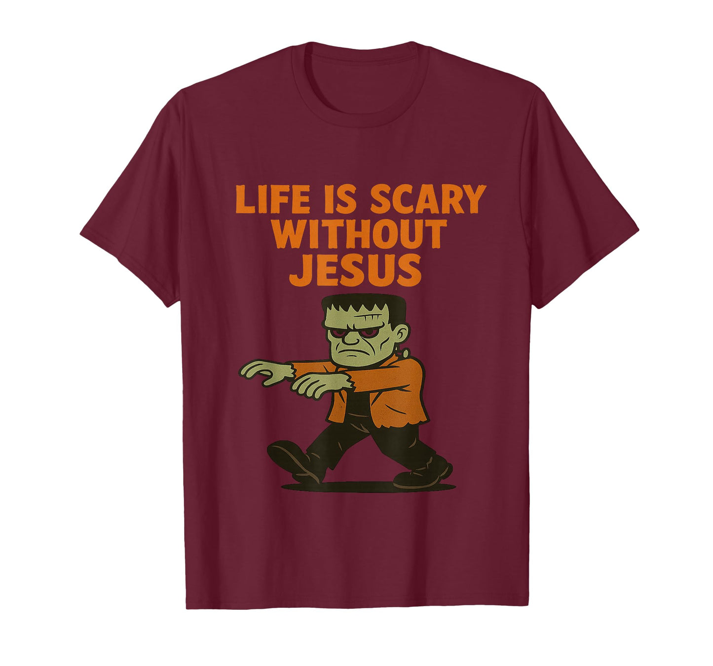 Frankenstein Christian Jesus Halloween T-Shirt
