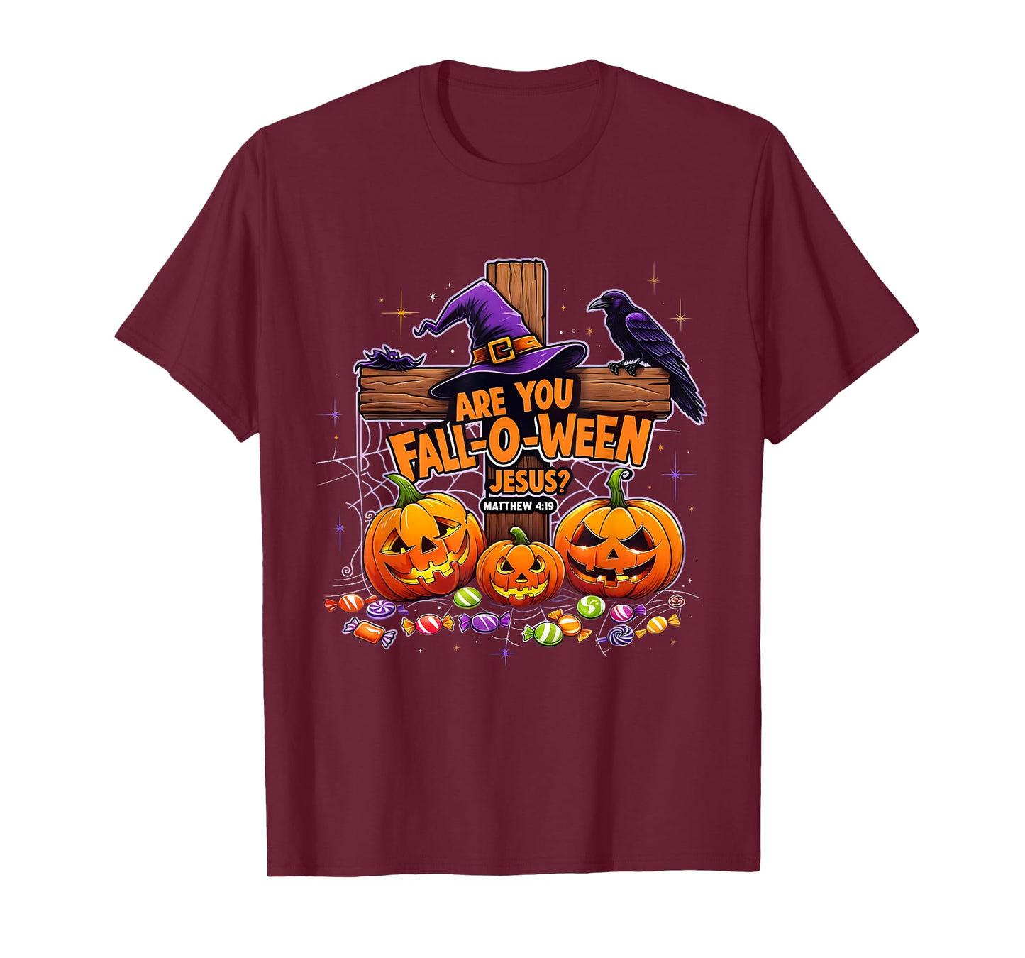 are You Fall-O-Ween Jesus Funny Pumpkin T-Shirt