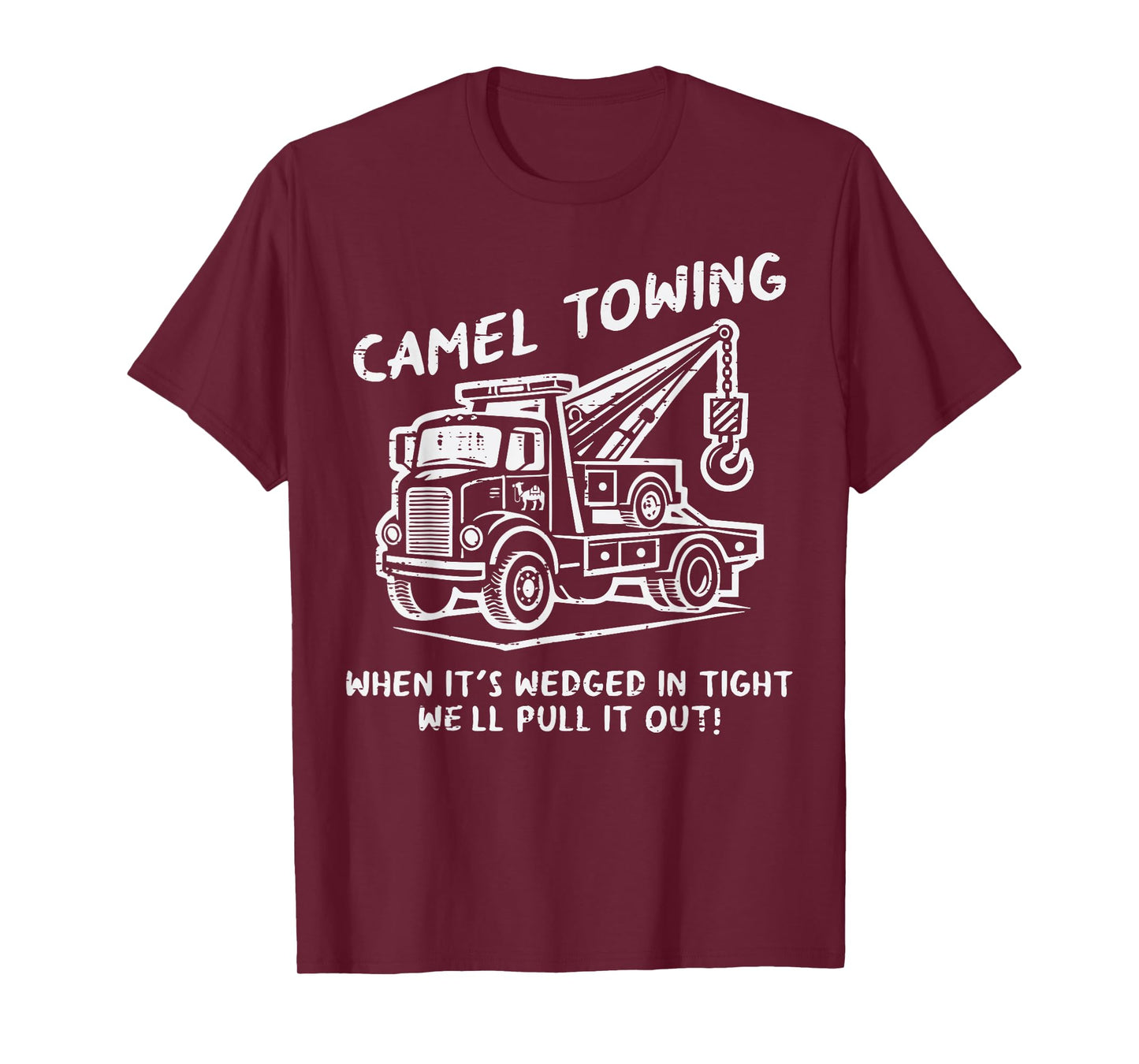 Camel Towing Funny Inappropriate Cringe Adult Humor Joke T-Shirt