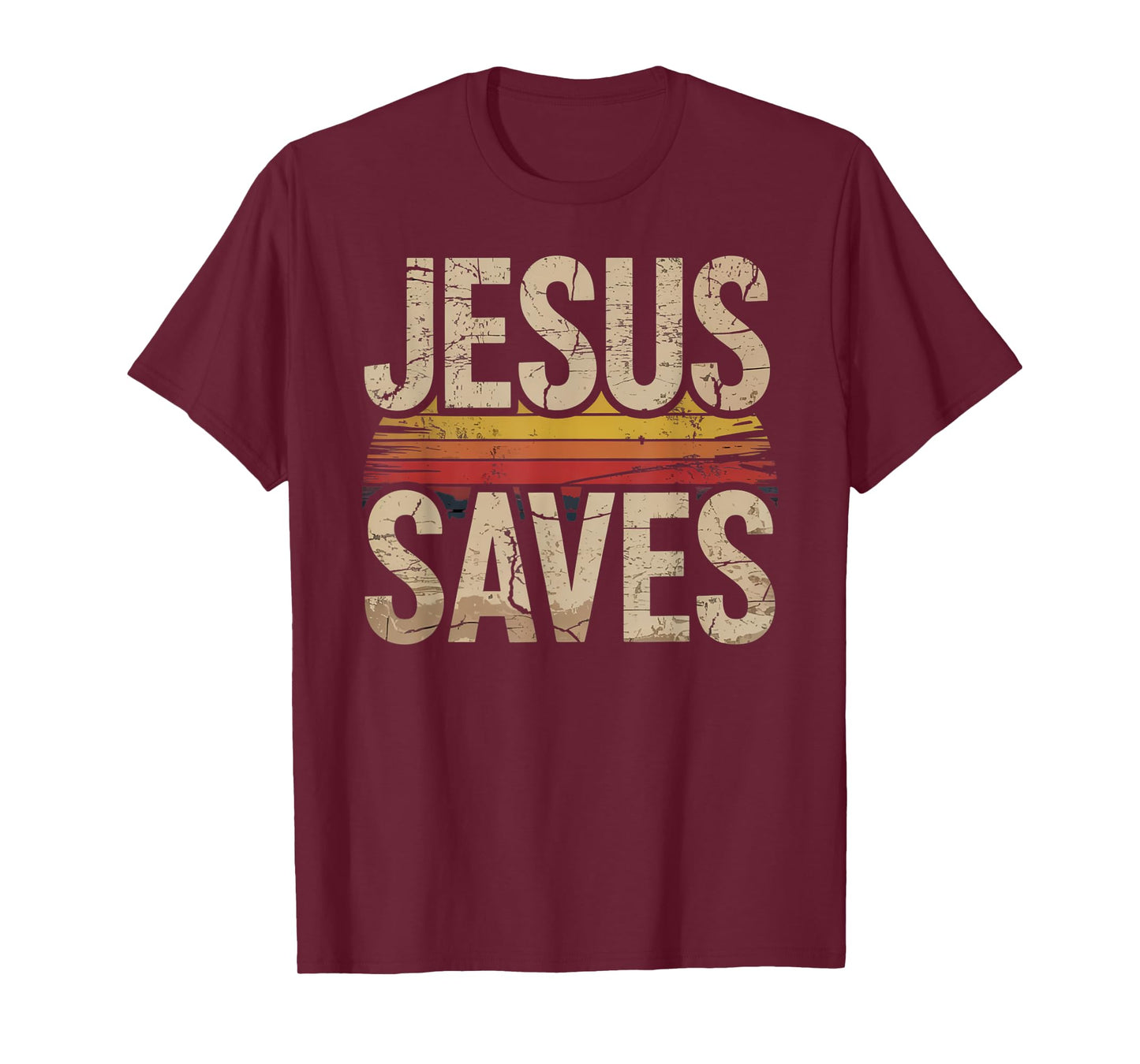 Jesus Saves Cross Christian Religious Faith Mens T-Shirt