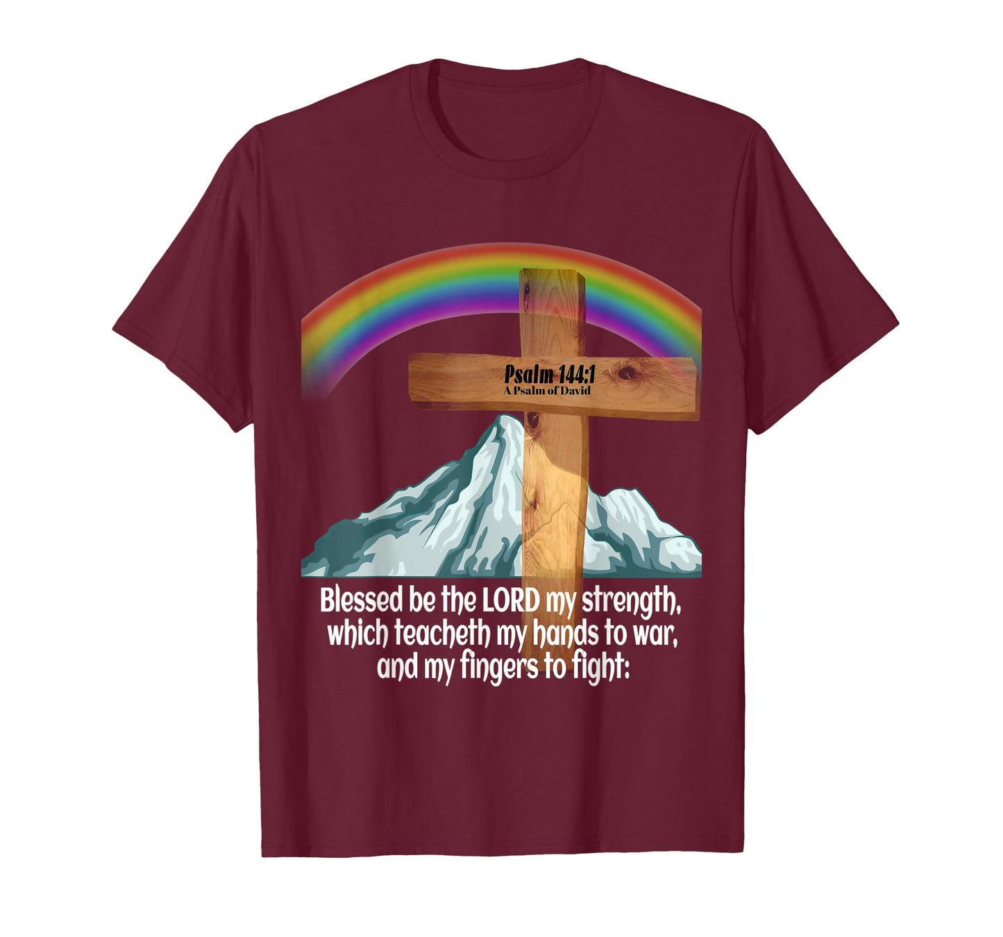Psalm 144:1, A Psalm of David T-Shirt