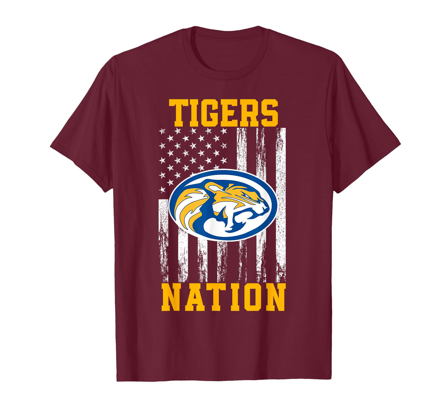 Bland Tigers Logo Nation HS T-Shirt