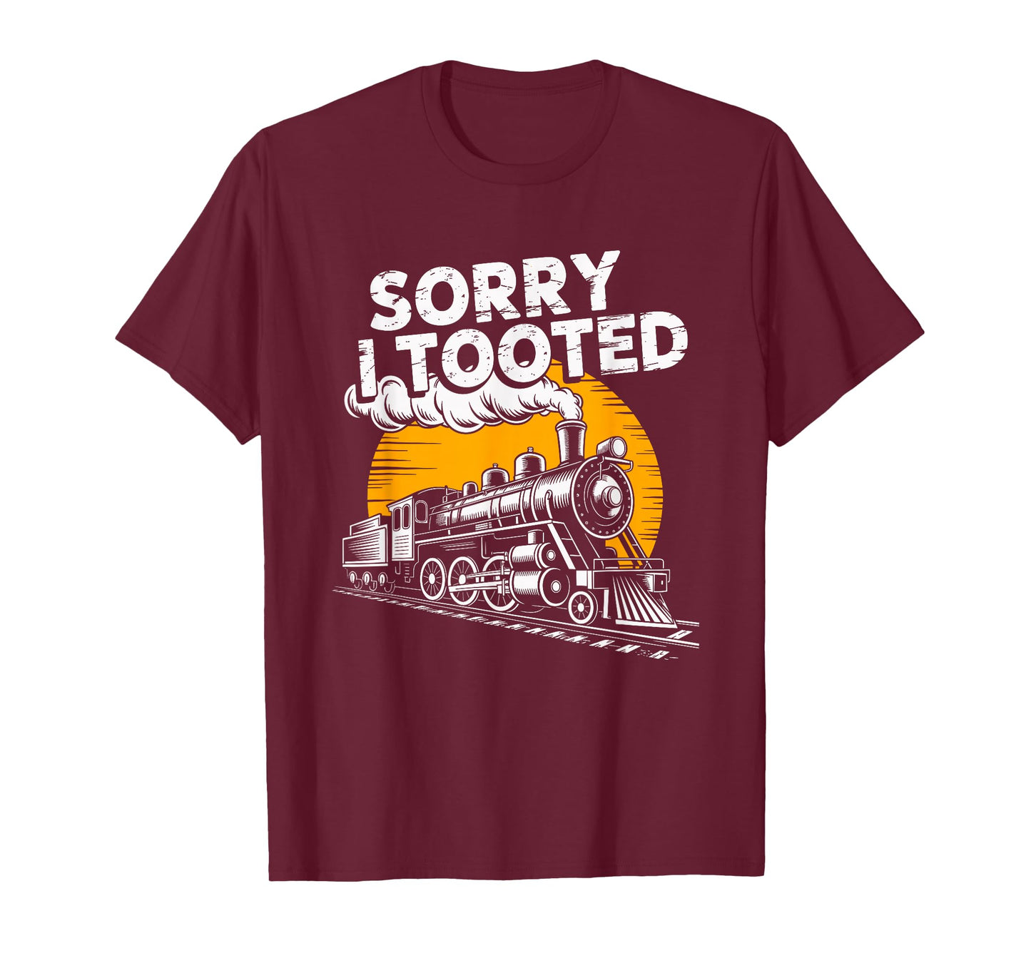 Sorry I Tooted Train Lovers Jazz Musician Humor T-Shirt