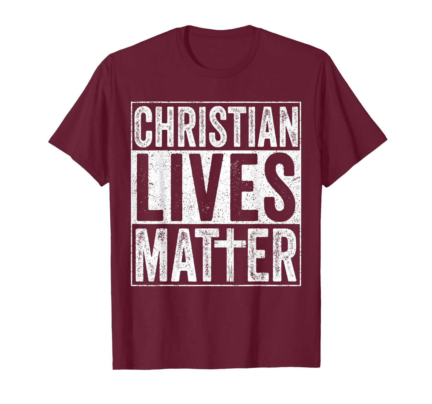 Christian Lives Matter Jesus Cross Faith Christ T-Shirt