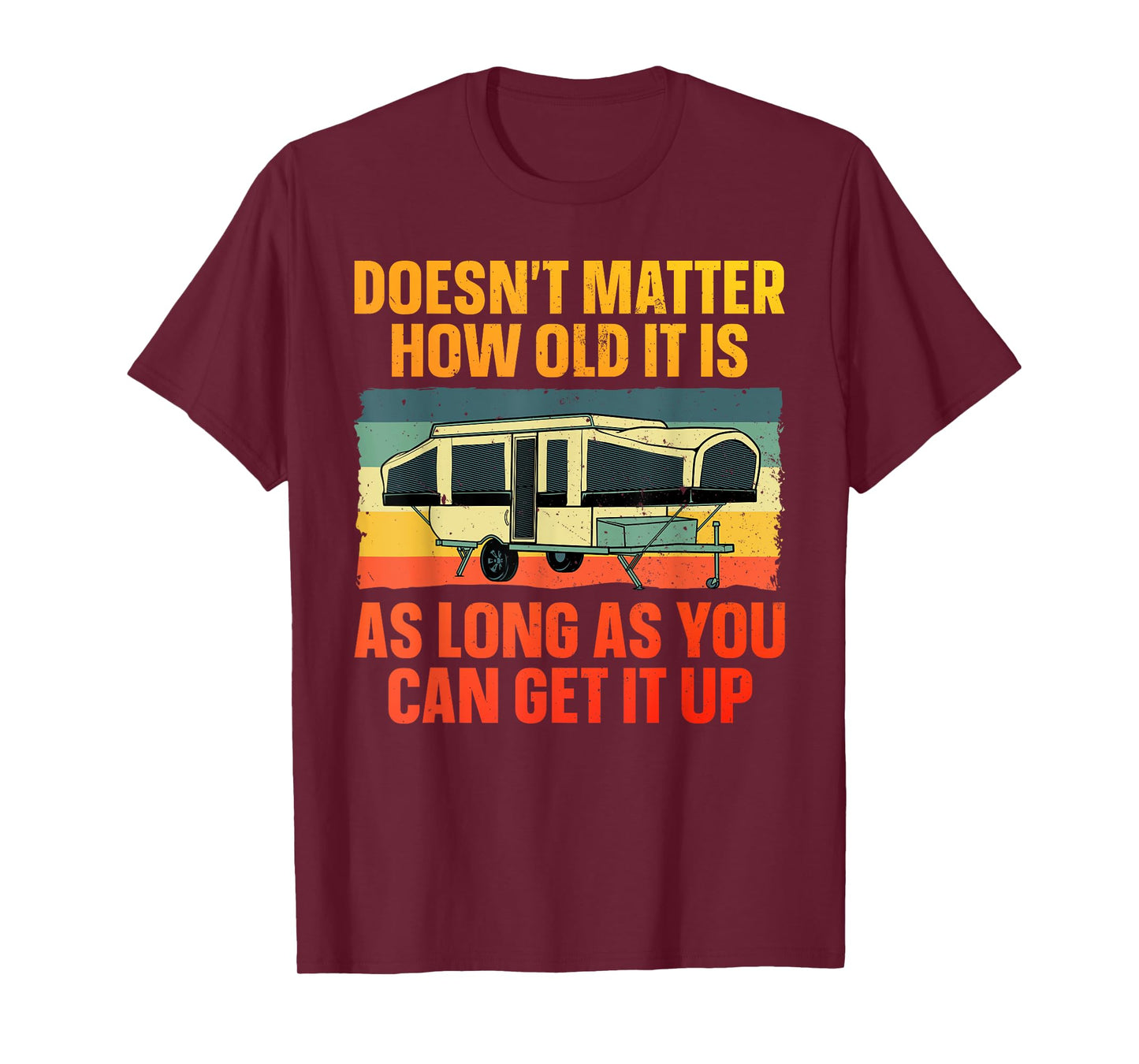 Best Pop Up Camper Art For Men Women Pop Up Trailer Camping T-Shirt