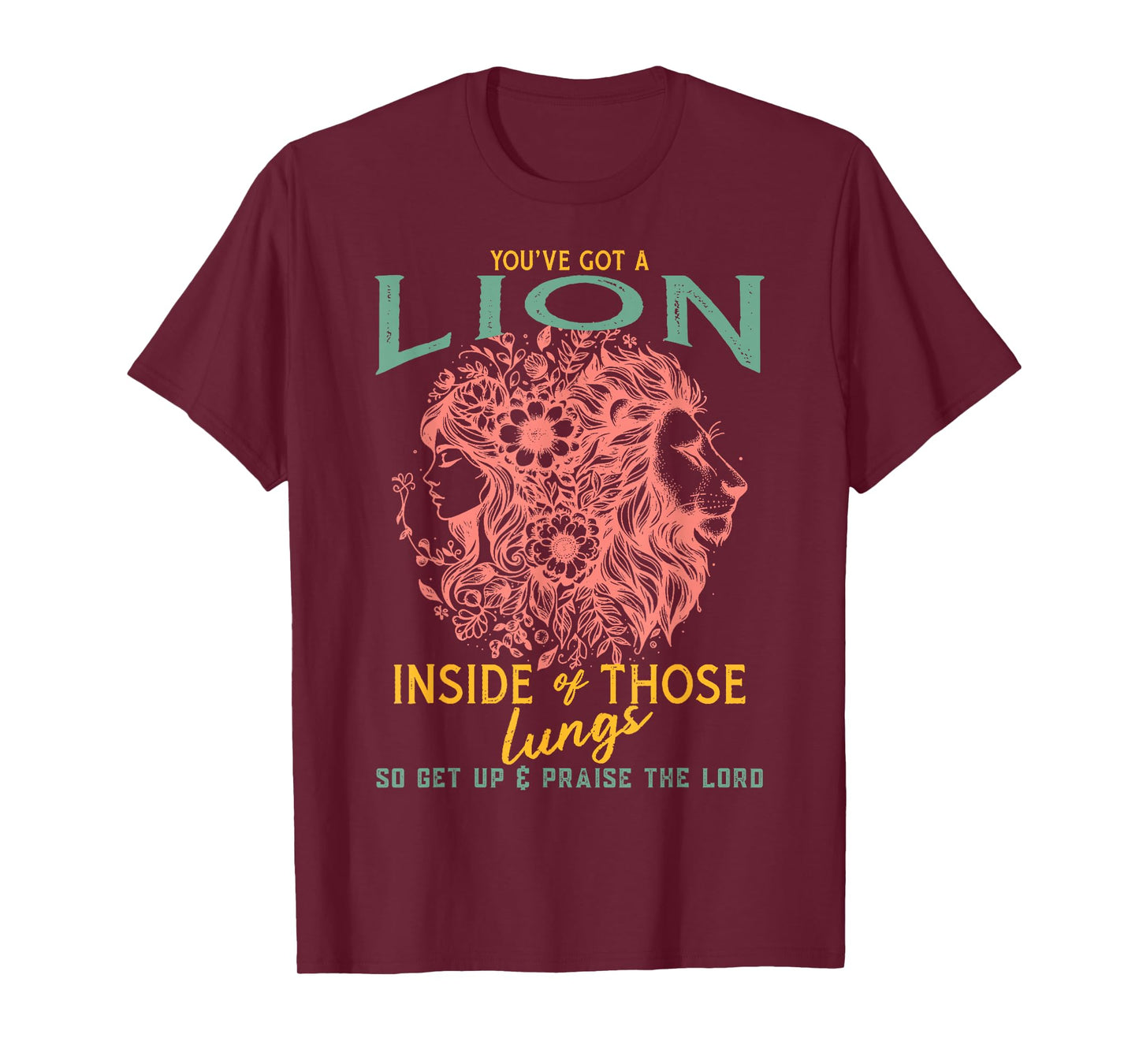 Let Your Lion Out Brandon Inside of Those Lungs So Get Up T-Shirt