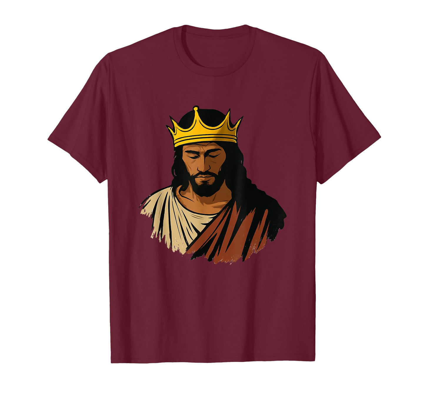 Black Jesus African American Jesus Portrait Black Christian T-Shirt