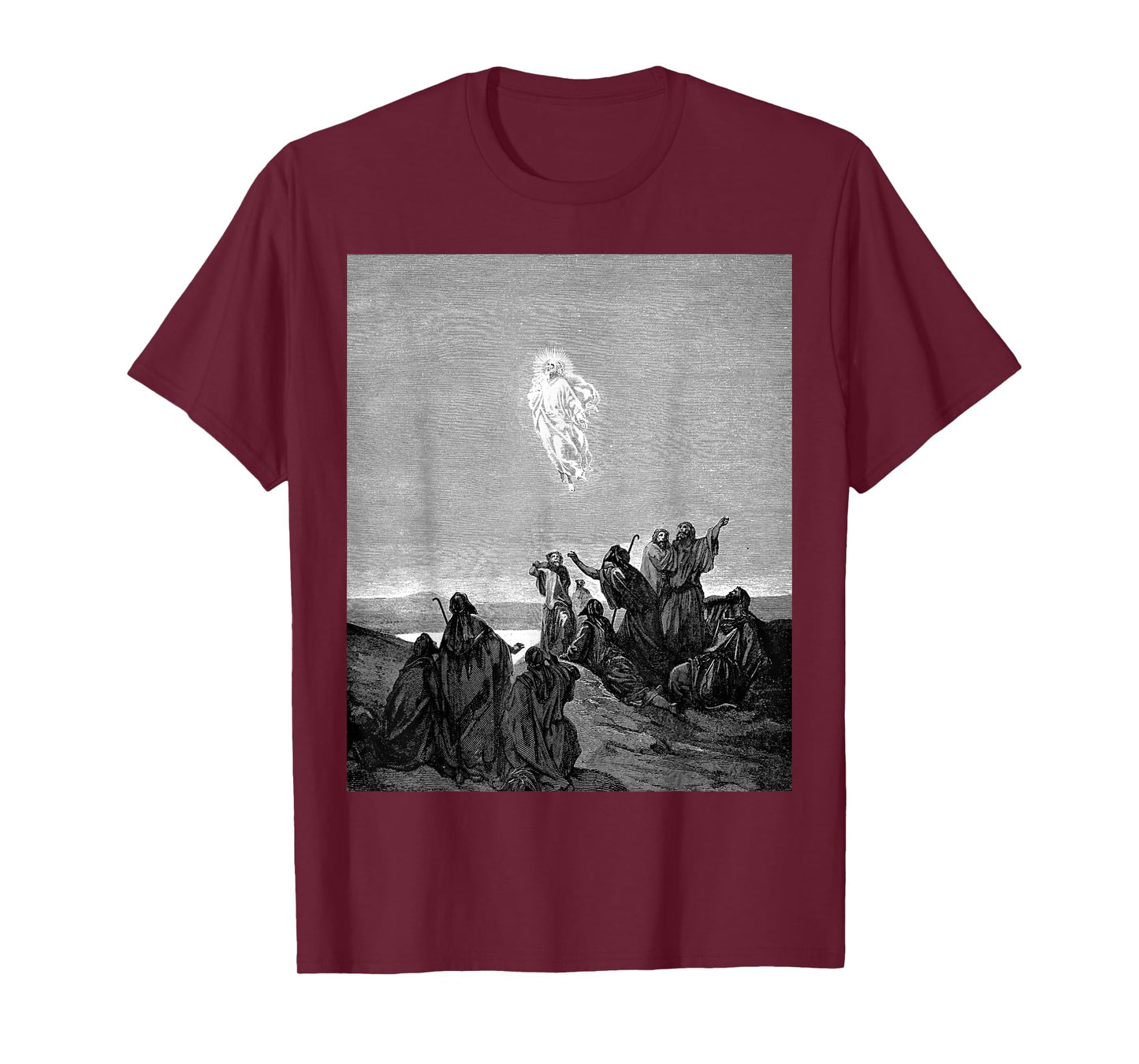 The Ascension of Christ Gustave Dore Religious Biblical Art T-Shirt