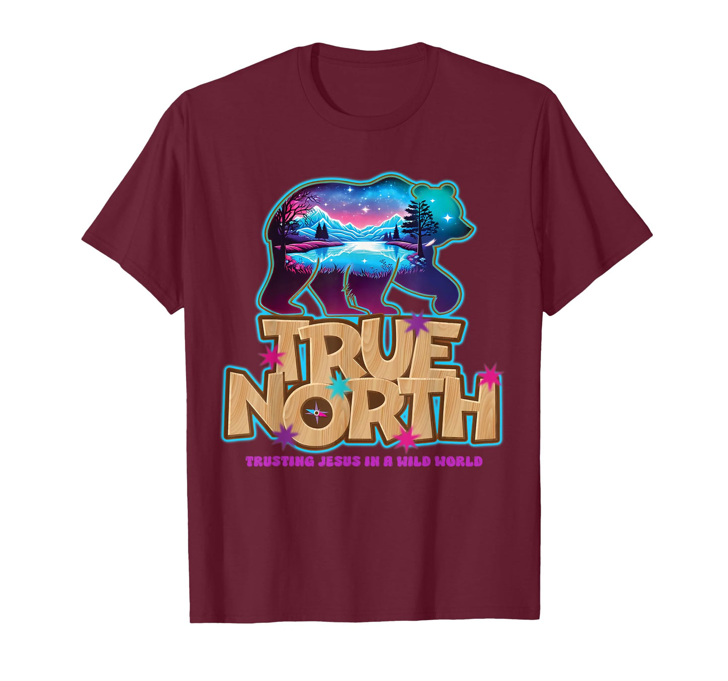 True North VBS 2025 Christian Trusting Jesus Wilderness T-Shirt