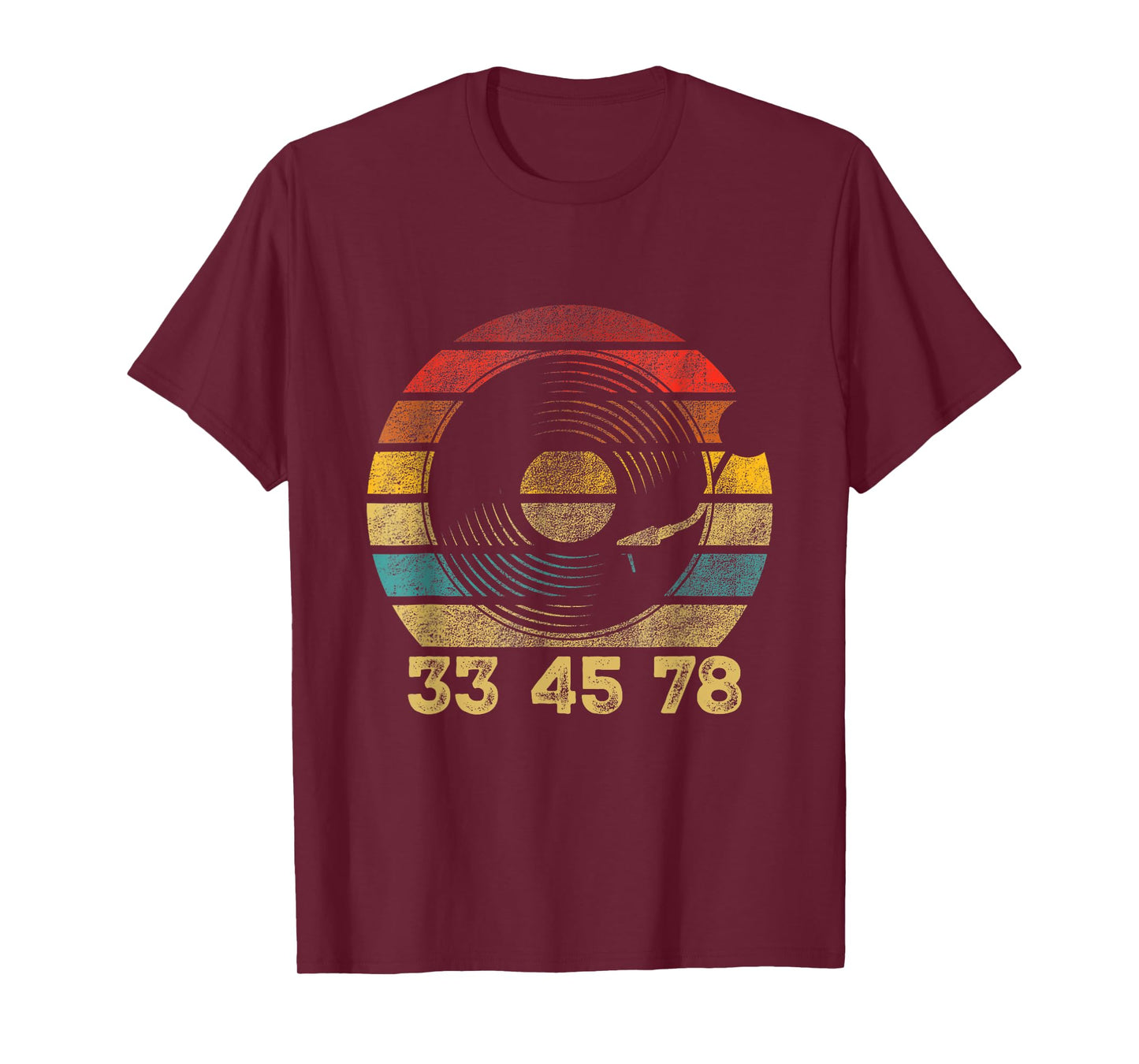 33 45 78 - Vinyl Records Music Lover Record Collector T-Shirt
