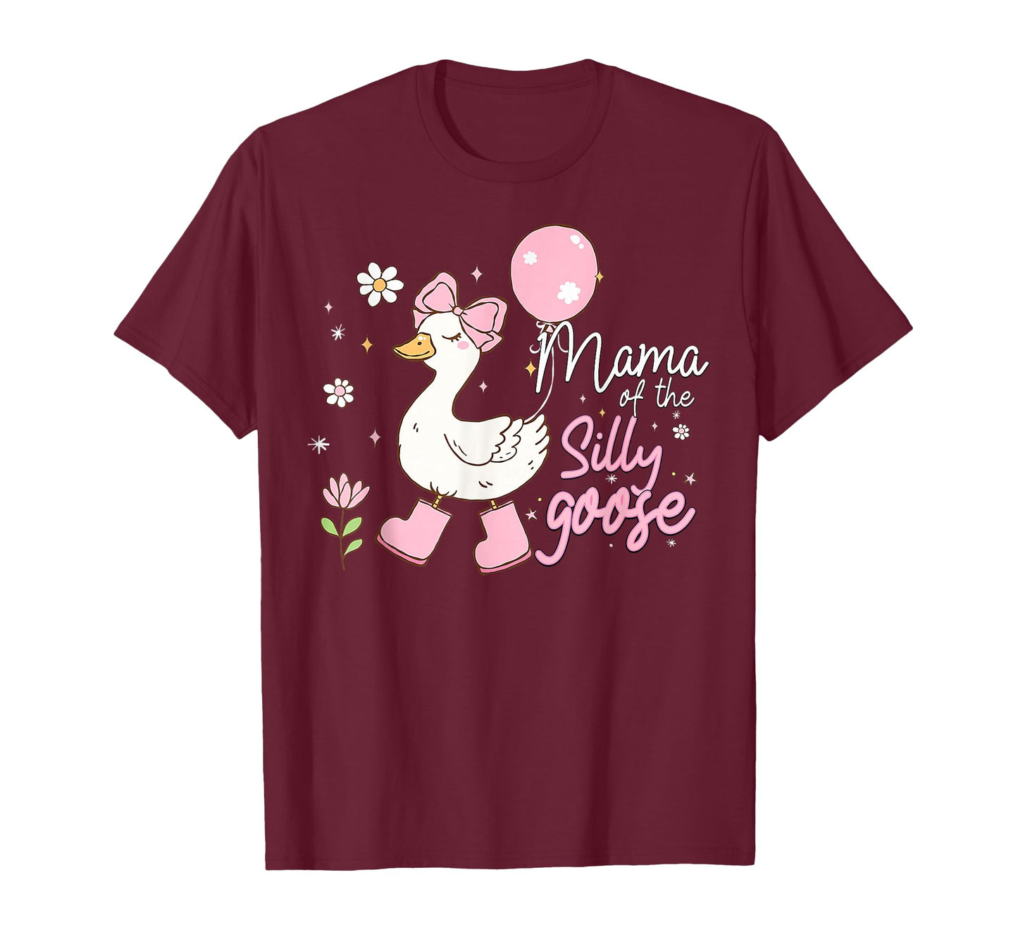 Mom of The Silly Goose Silly Goose Birthday Matching Family T-Shirt
