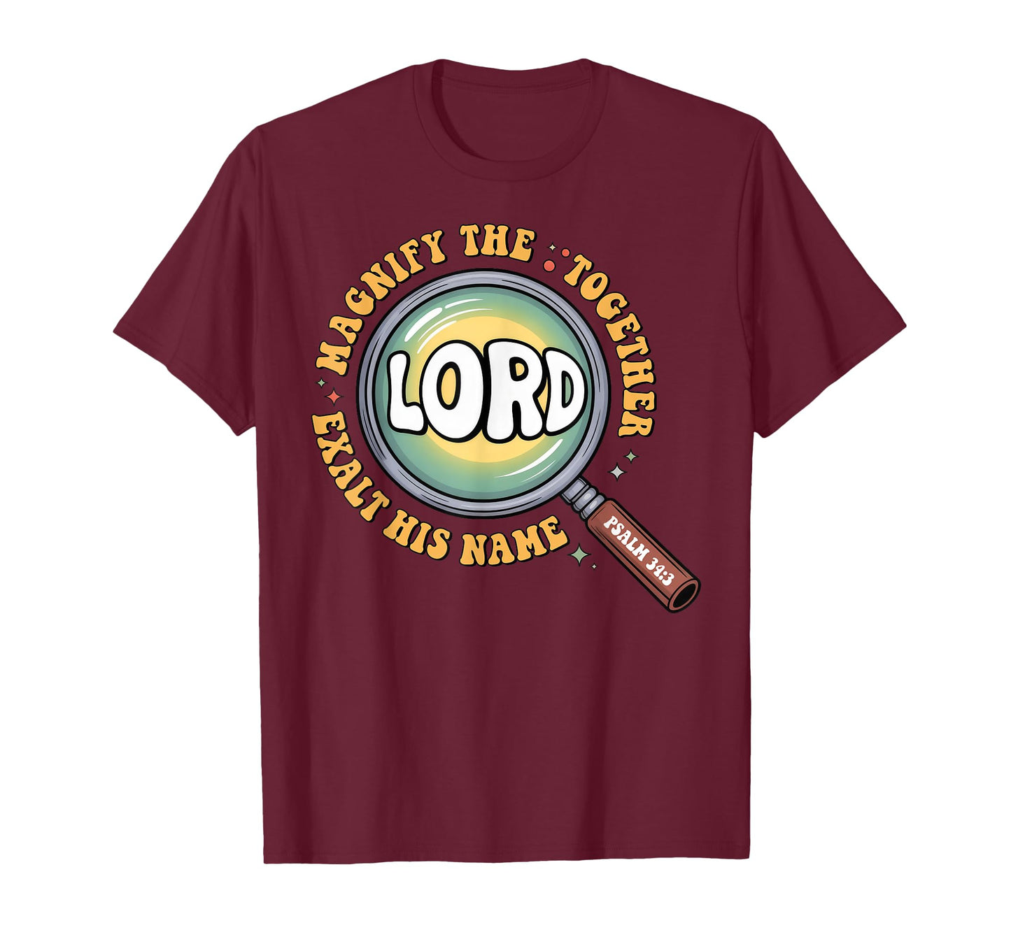 Magnify The Lord Bible Verse Magnified VBS 2025 Summer Camp T-Shirt