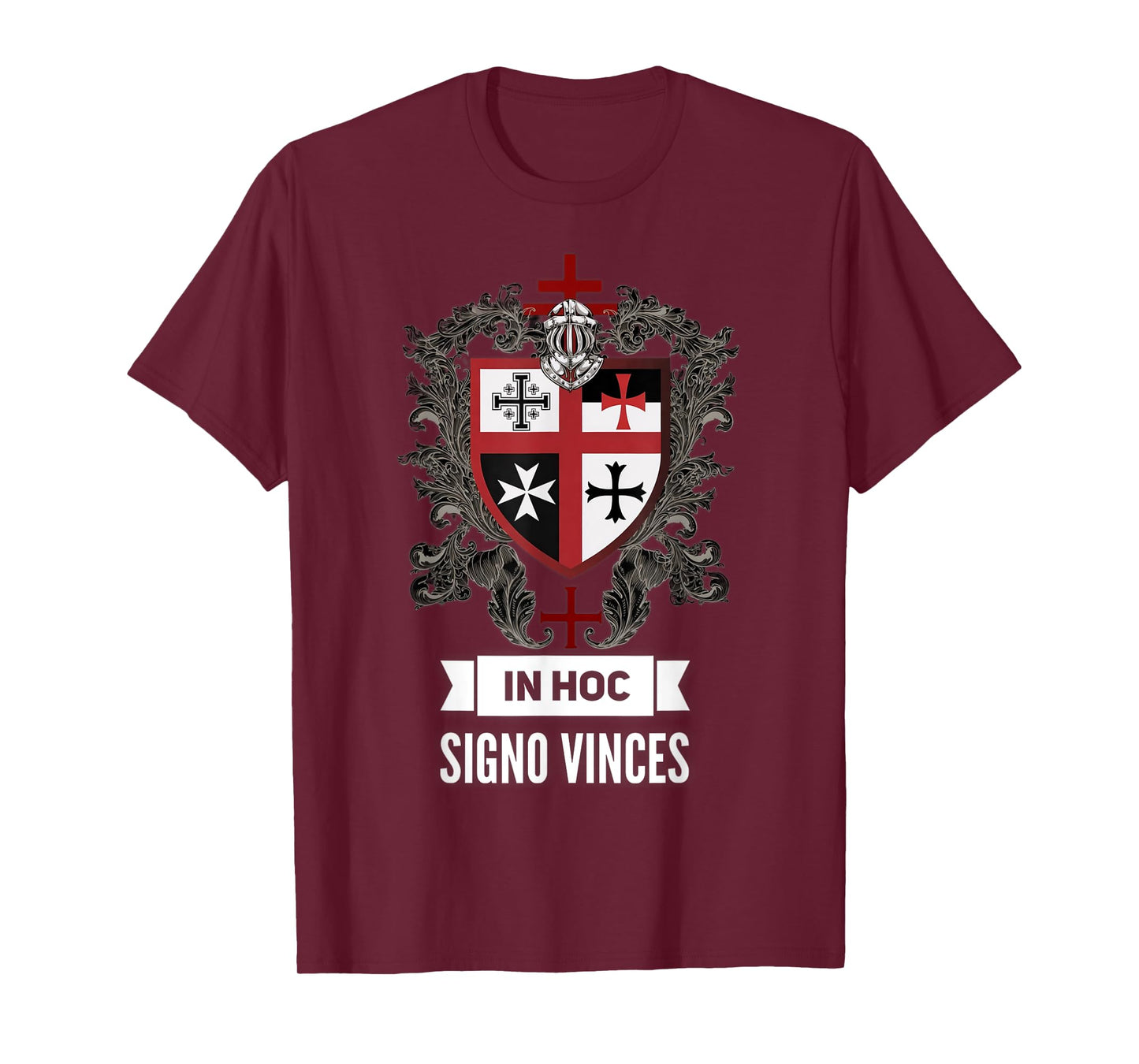 Catholic Knight Templar Crusader Cross Latin T-Shirt