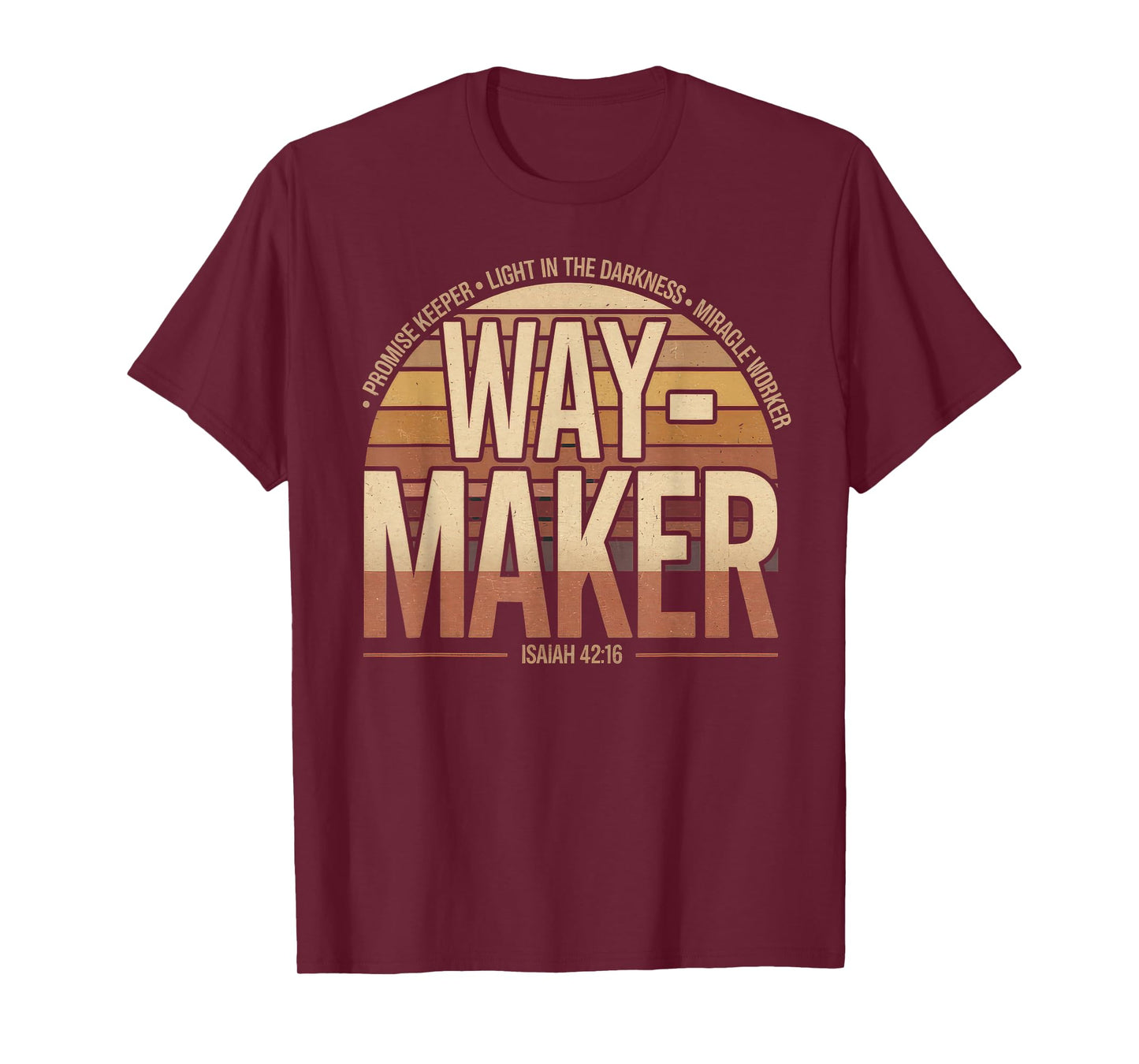 Waymaker Tshirt Promise Keeper Miracle Worker God Christian T-Shirt