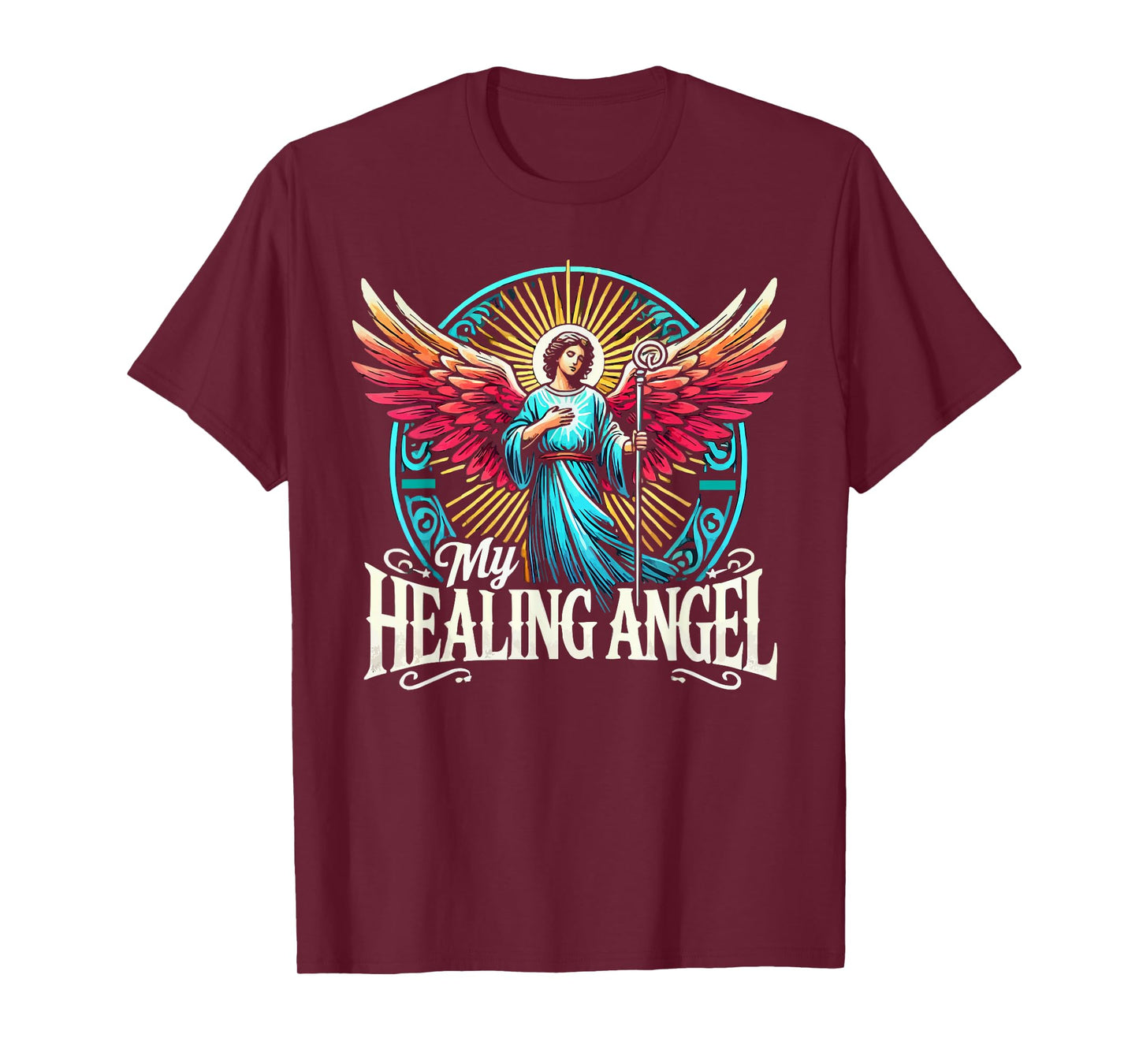 Archangel Raphael Catholic Christianity Guardian Angel T-Shirt