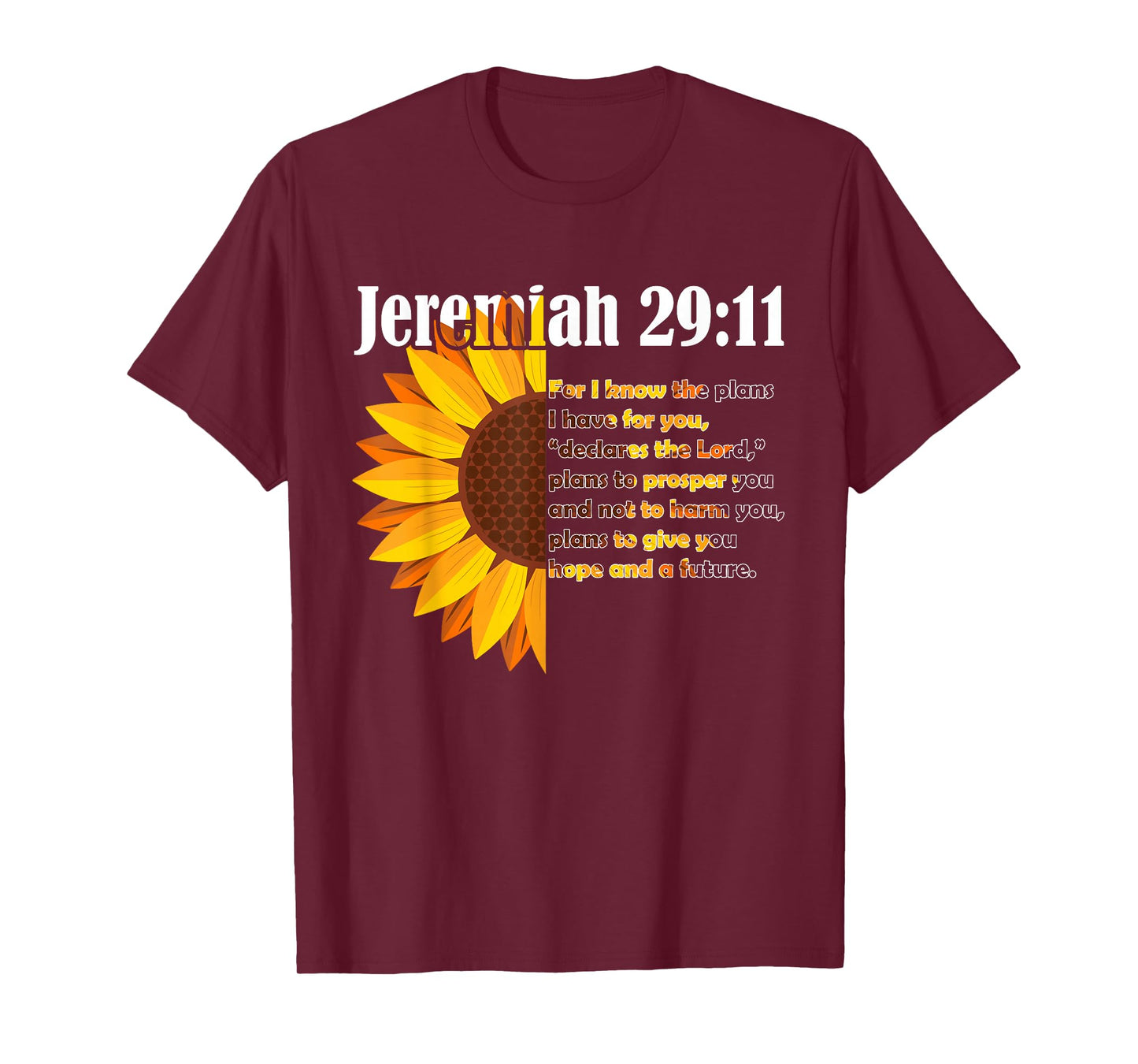 Jeremiah 29:11 Bible Christian Christian T-Shirt