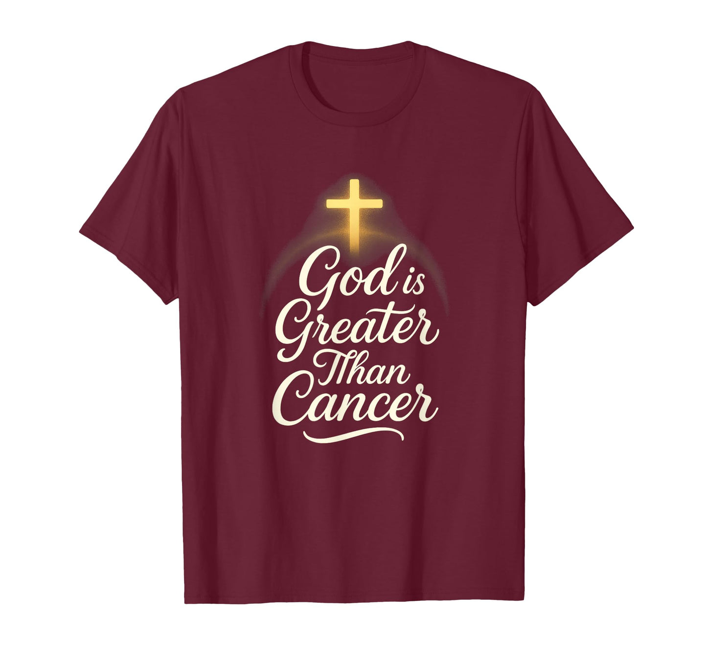 God is Greater Than Cancer - Strong Survivor Awareness T-Shirt