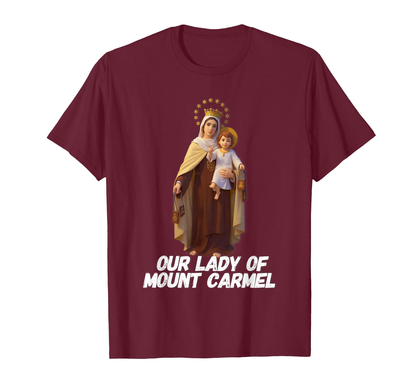 Our Lady of Mount Carmel Marian Catholic T-Shirt
