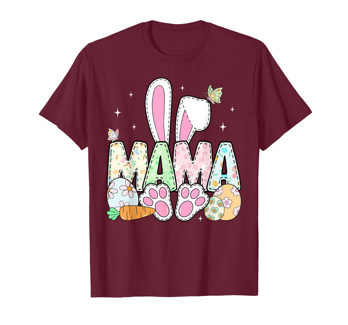 Easter Bunny Mama Spring Eggs Hunting Family Matching Easter T-Shirt
