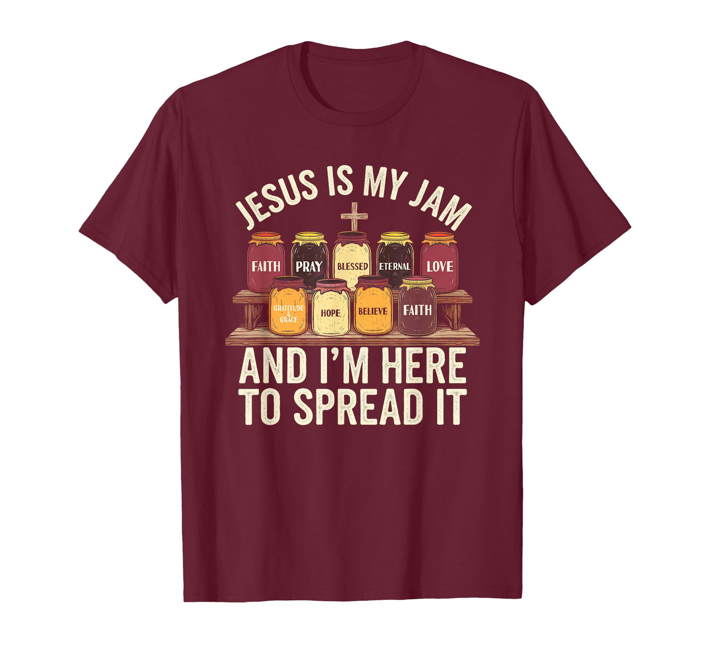 Jesus is My Jam Tshirt Men Women Christian Bible Verse T-Shirt