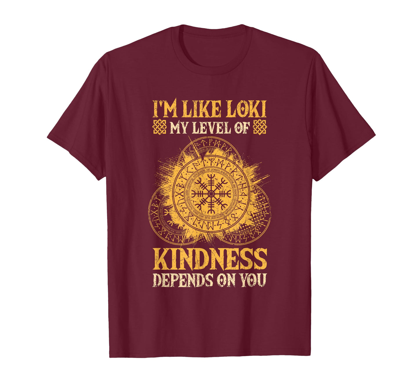 Loki God Norse Mythology Graphic Viking Loki T-Shirt, Small, Black