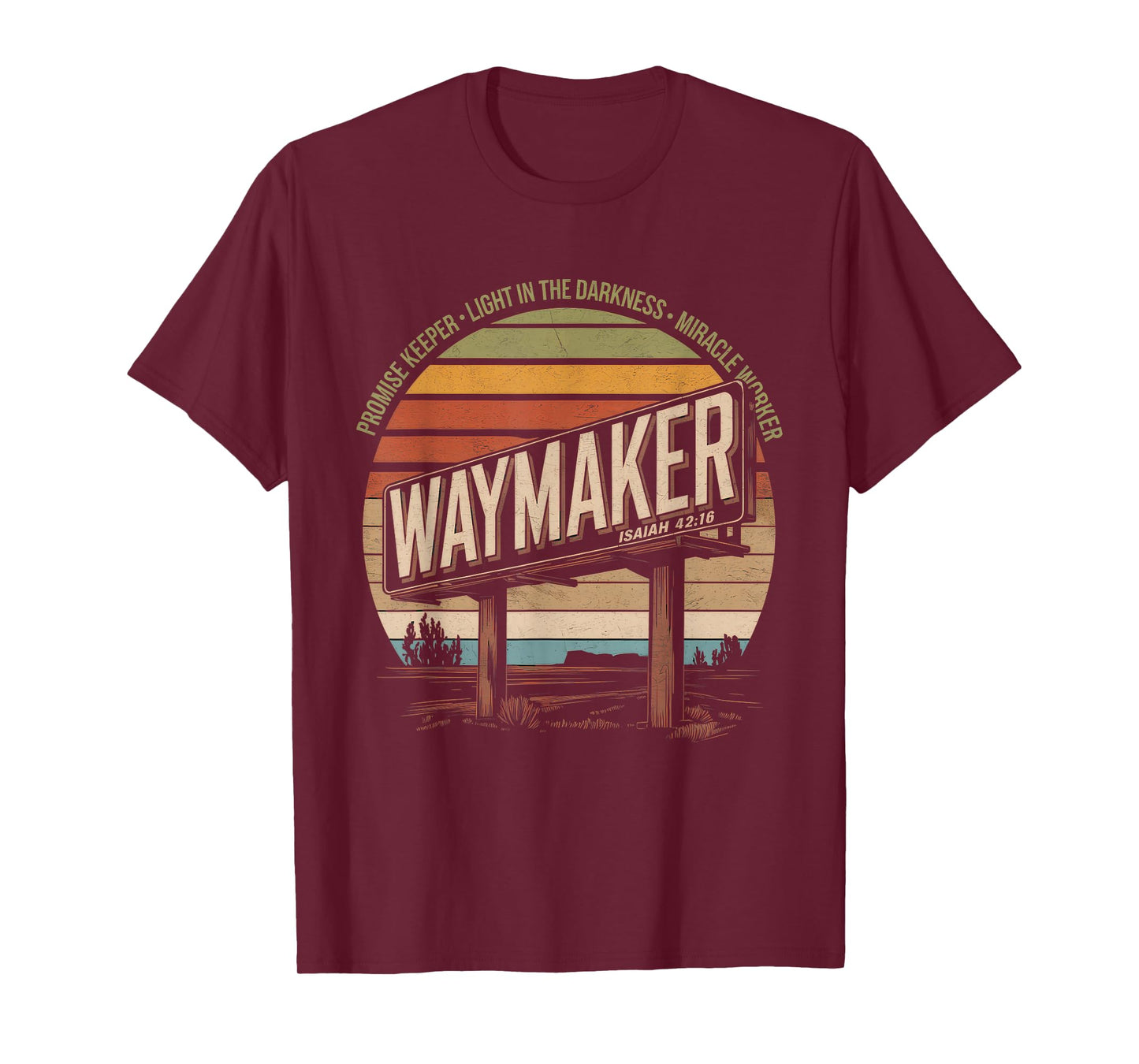 Waymaker Tshirt Promise Keeper Miracle Worker God Christian T-Shirt