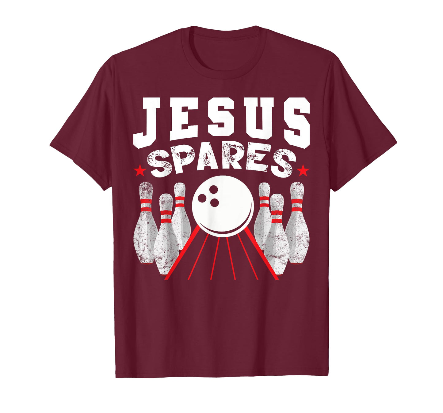 Jesus Spares Funny Christian Bowling T-Shirt