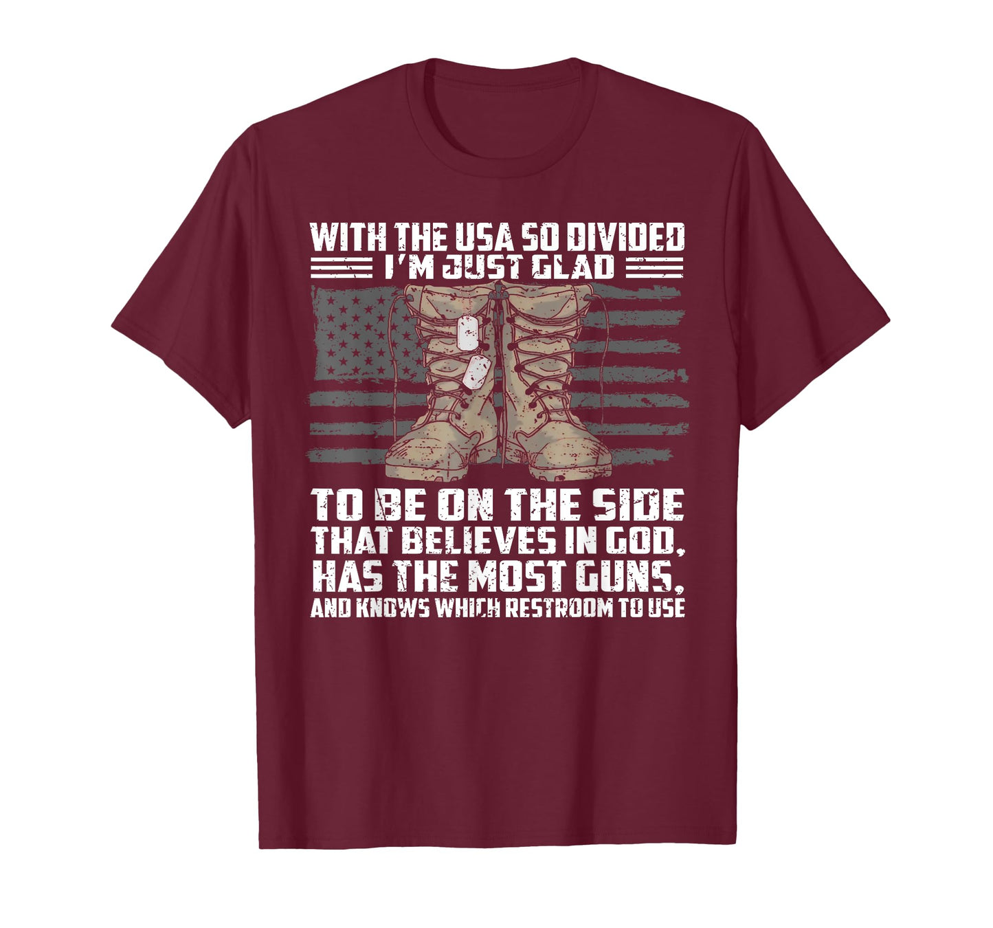 With The Usa So Divided I'm Just Glad To Be On The Side That T-Shirt