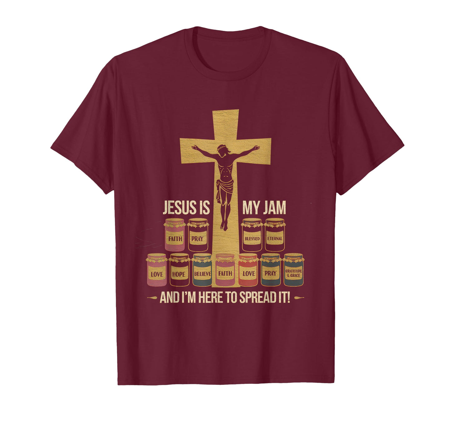 Jesus is My Jam Tshirt Men Women Christian Bible Verse T-Shirt