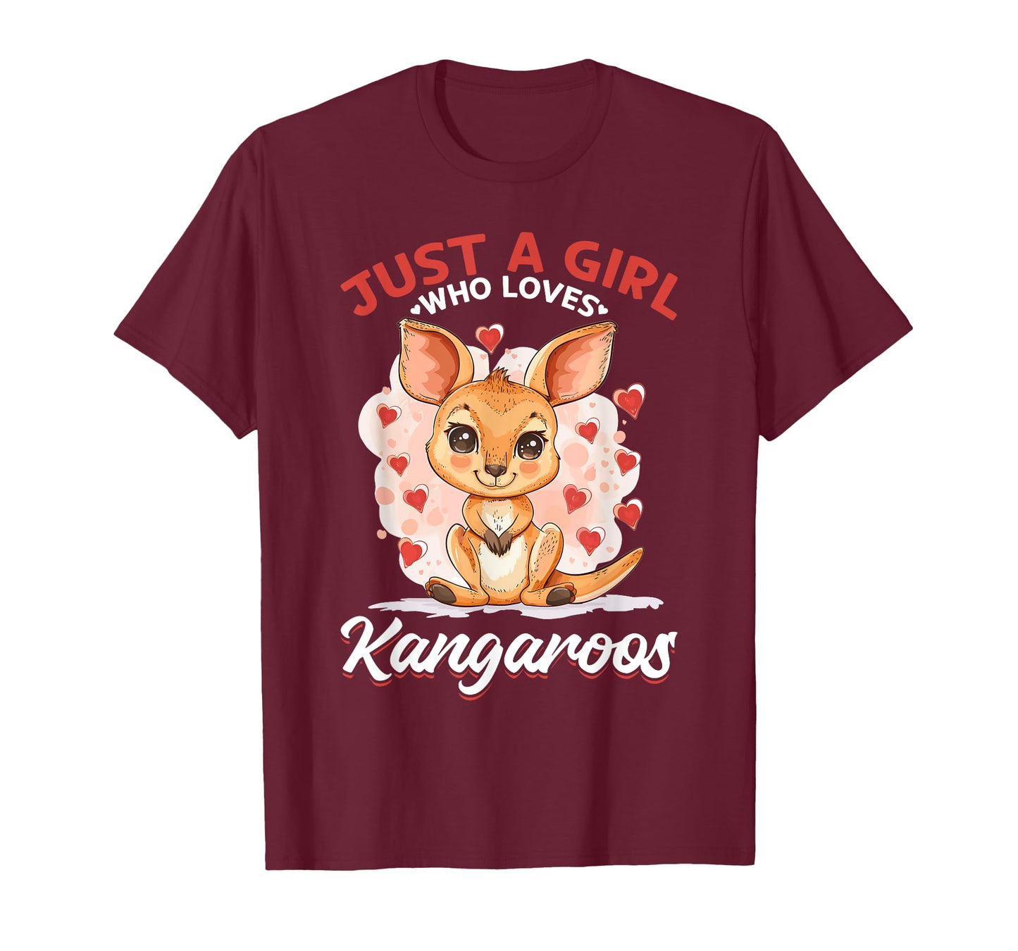 Funny Kangaroo Australia Animal Just A Girl Who Loves T-Shirt