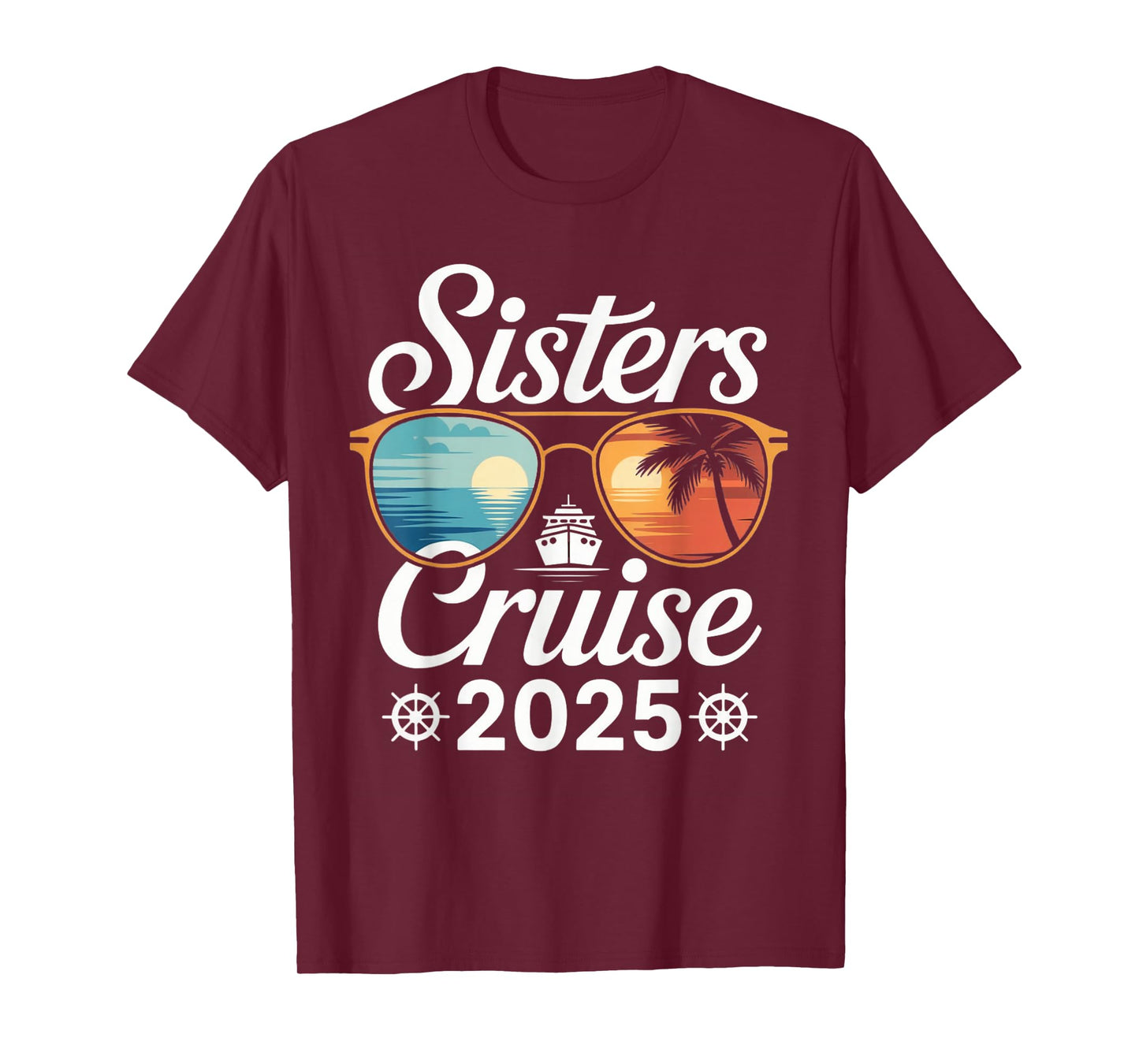 Sister's Cruise 2025 Women Sister Toddler Weekend Trip T-Shirt