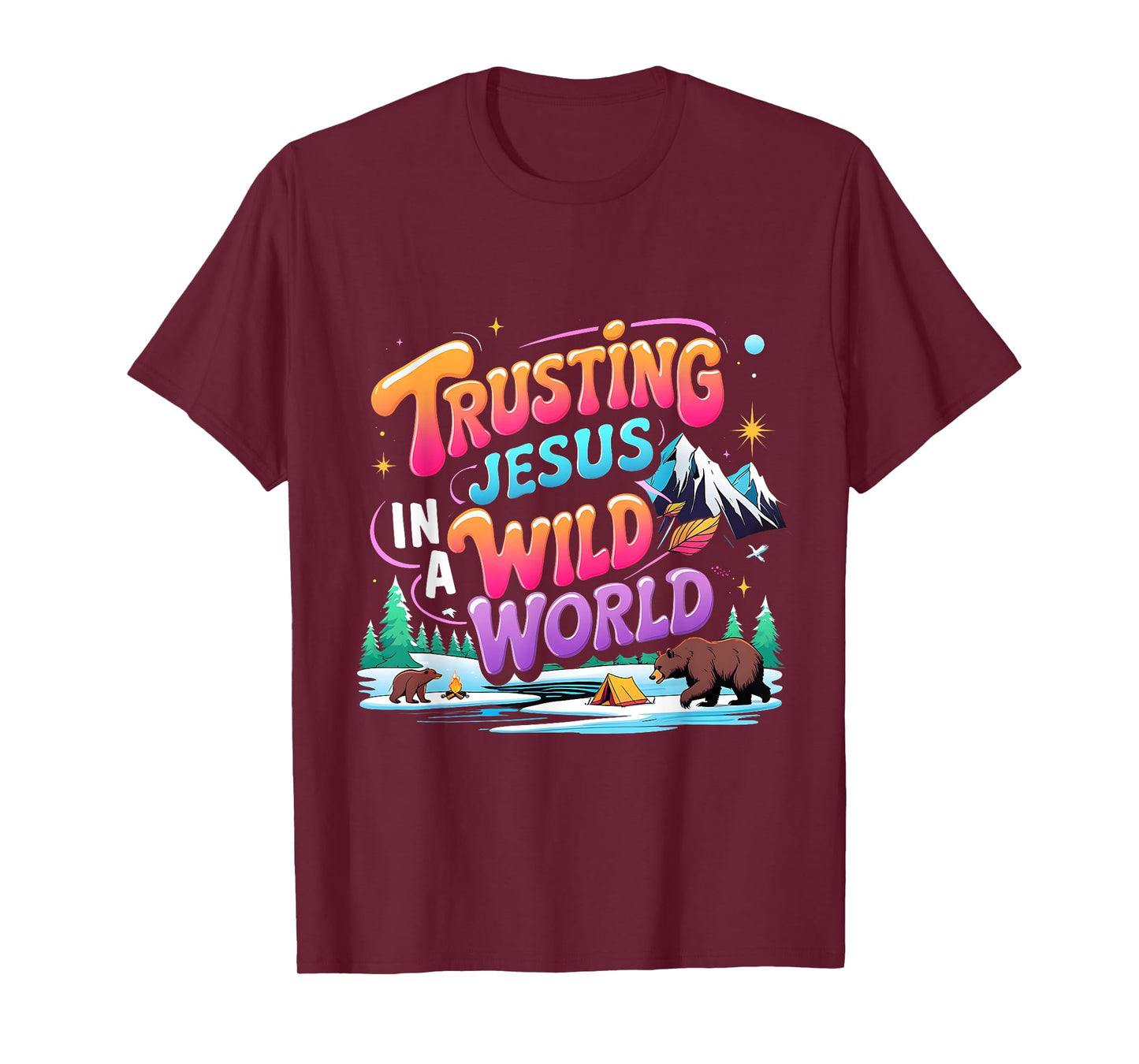 VBS 2025 Trusting Jesus Wild World Team Tee T-Shirt