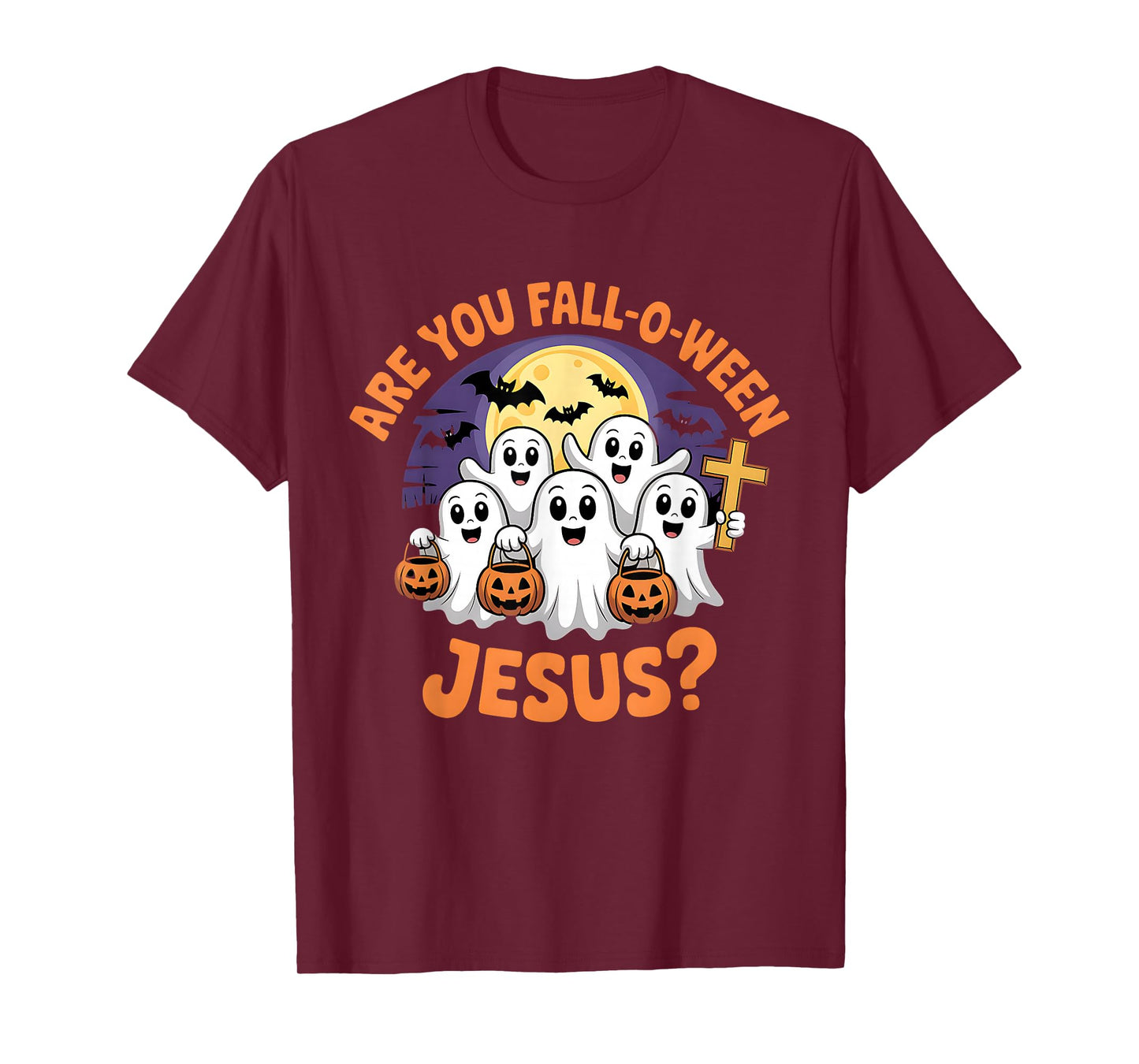 are You Fall Oween Jesus Halloween Christ T-Shirt