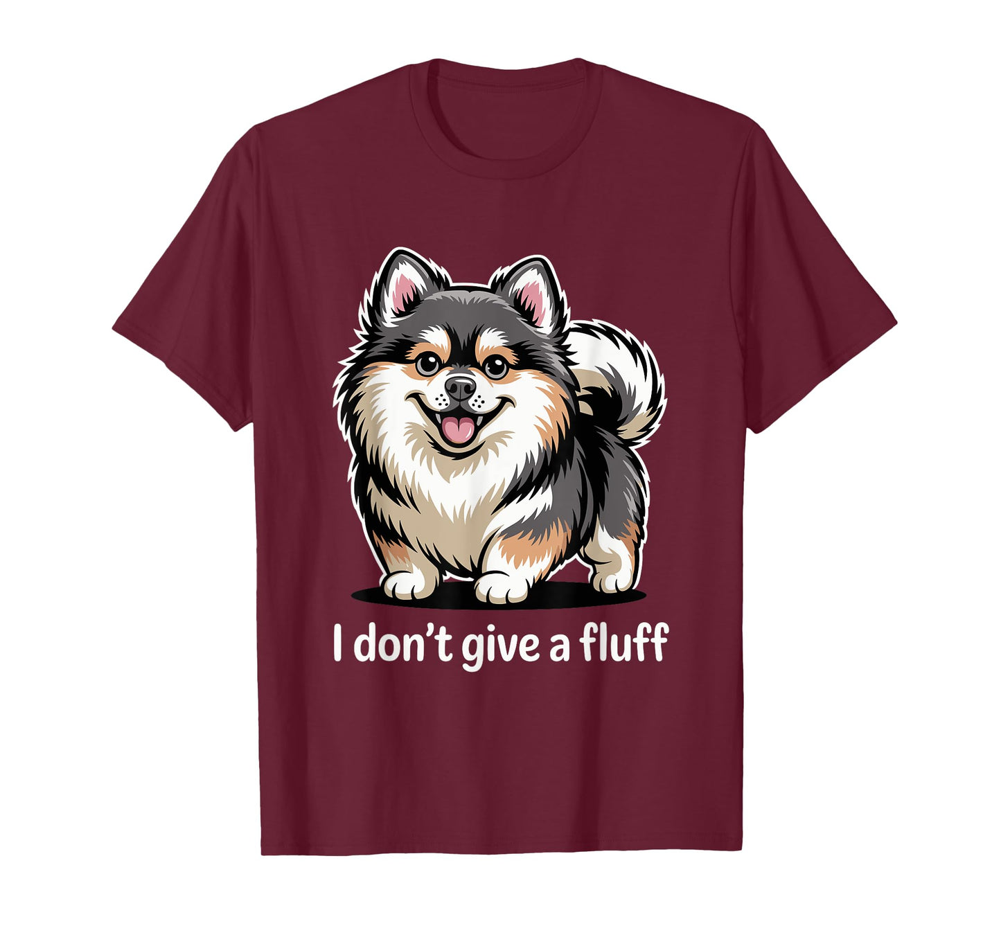 I Don’t Give A Fluff Funny Pomsky Dog Lovere Men Women Kids T-Shirt