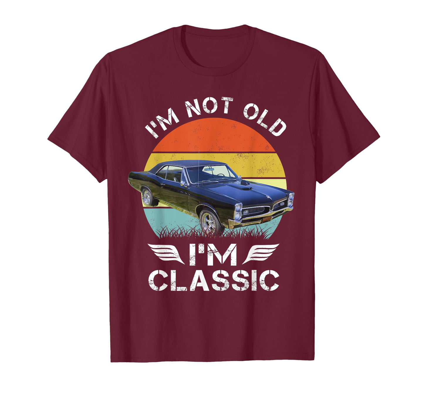1967 67 GTO Classic Car Old School Muscle Car T-Shirt