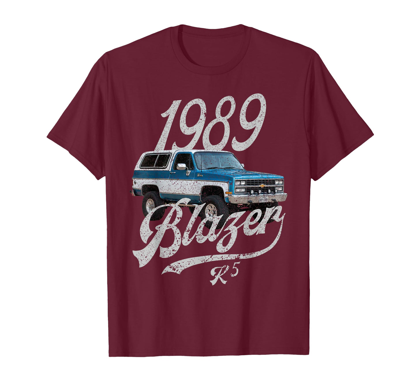 1989 k5 blazer Blue White T-Shirt