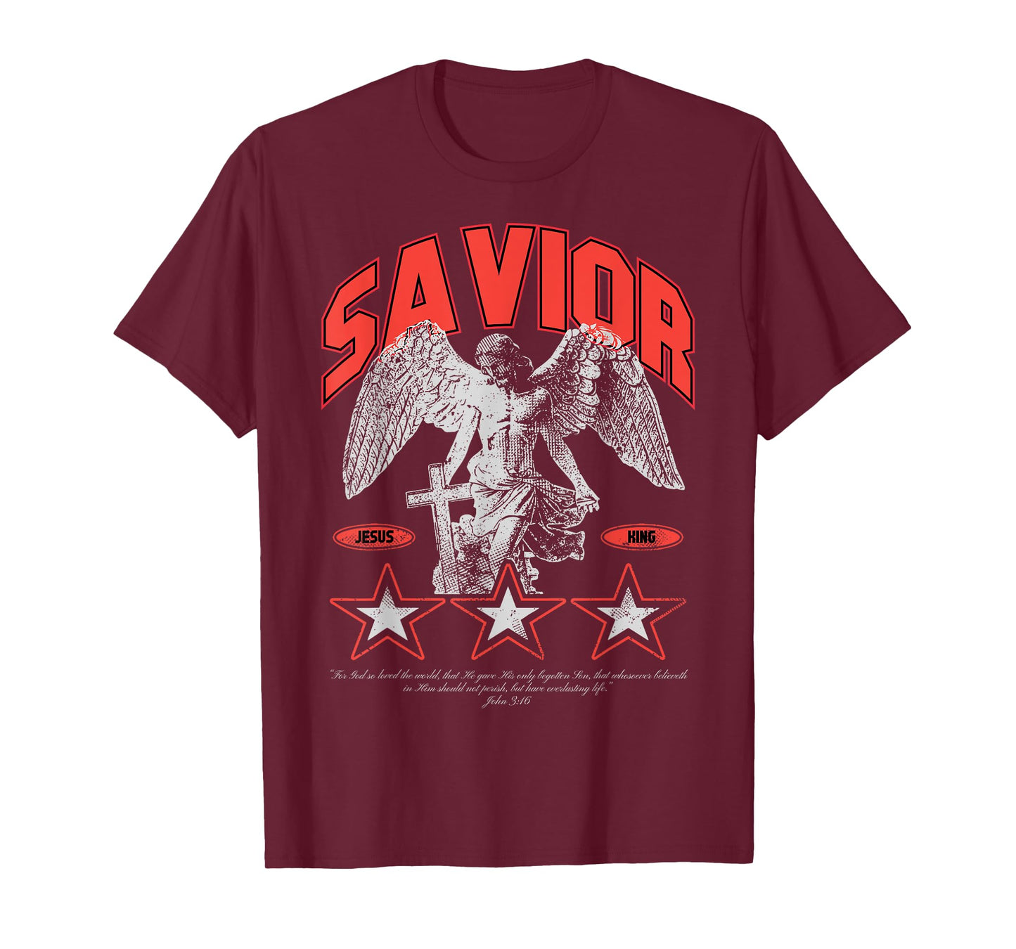 Savior - Christian Bible Verse Faith T-Shirt
