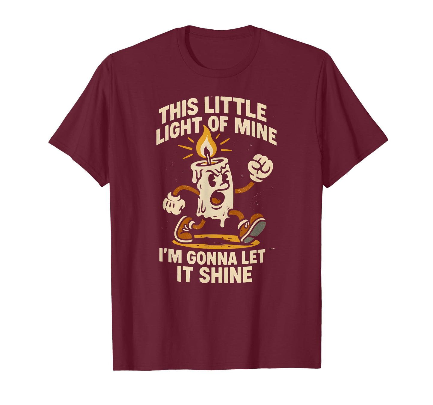 Little Light Let It Shine Fun Womens Christian Faith T-Shirt