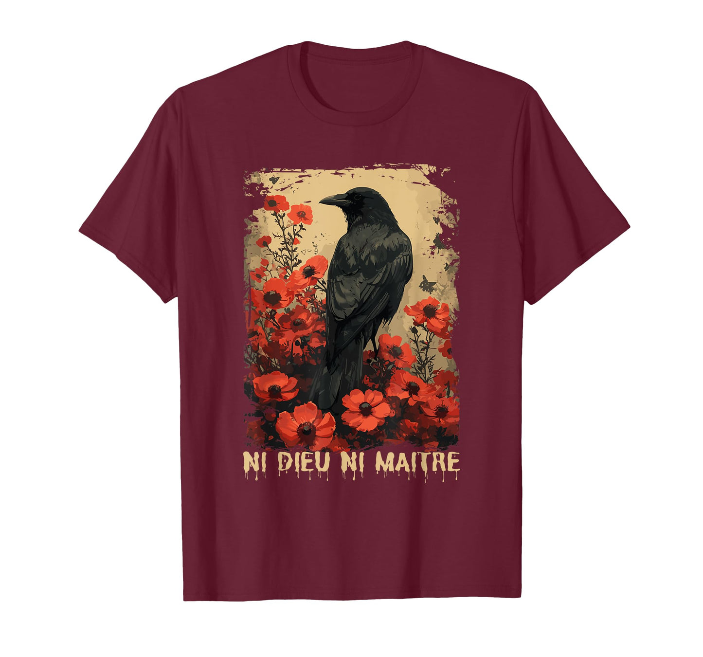 Raven Ni Dieu Ni Maître, Crow No Gods No Masters. T-Shirt