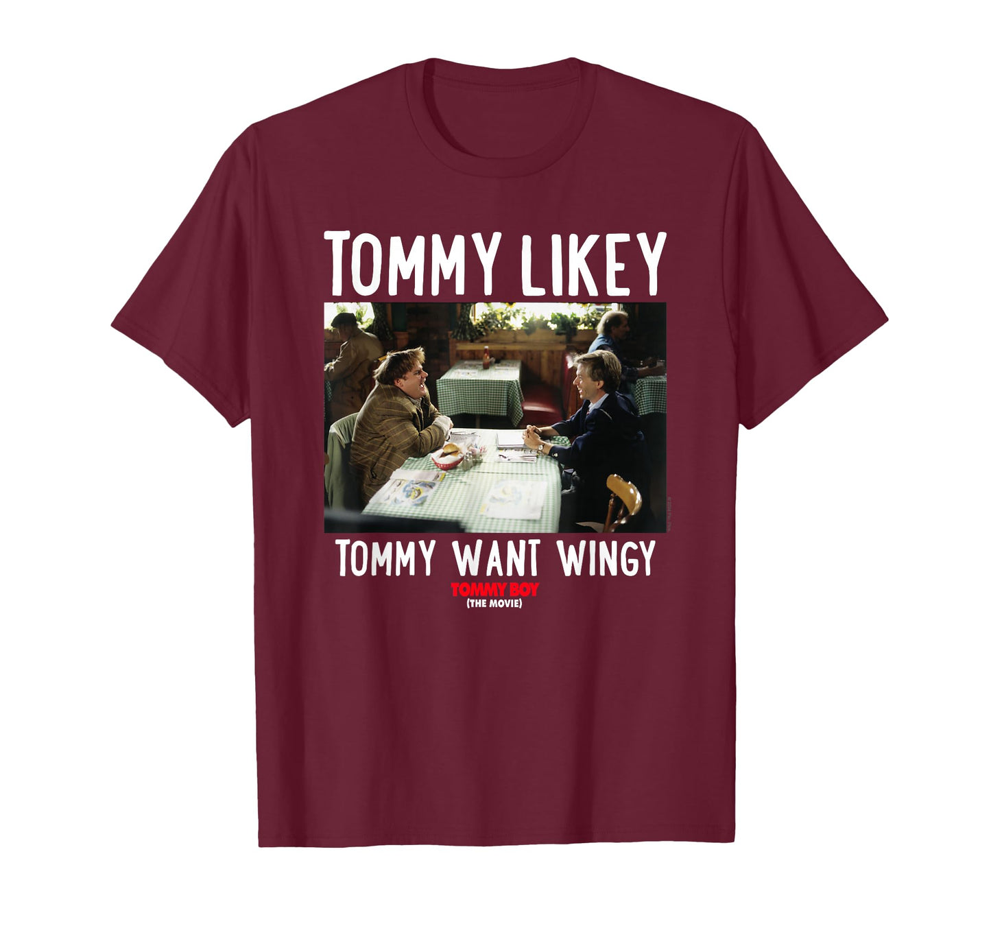 Tommy Boy Tommy Likey T-Shirt, Small, Black