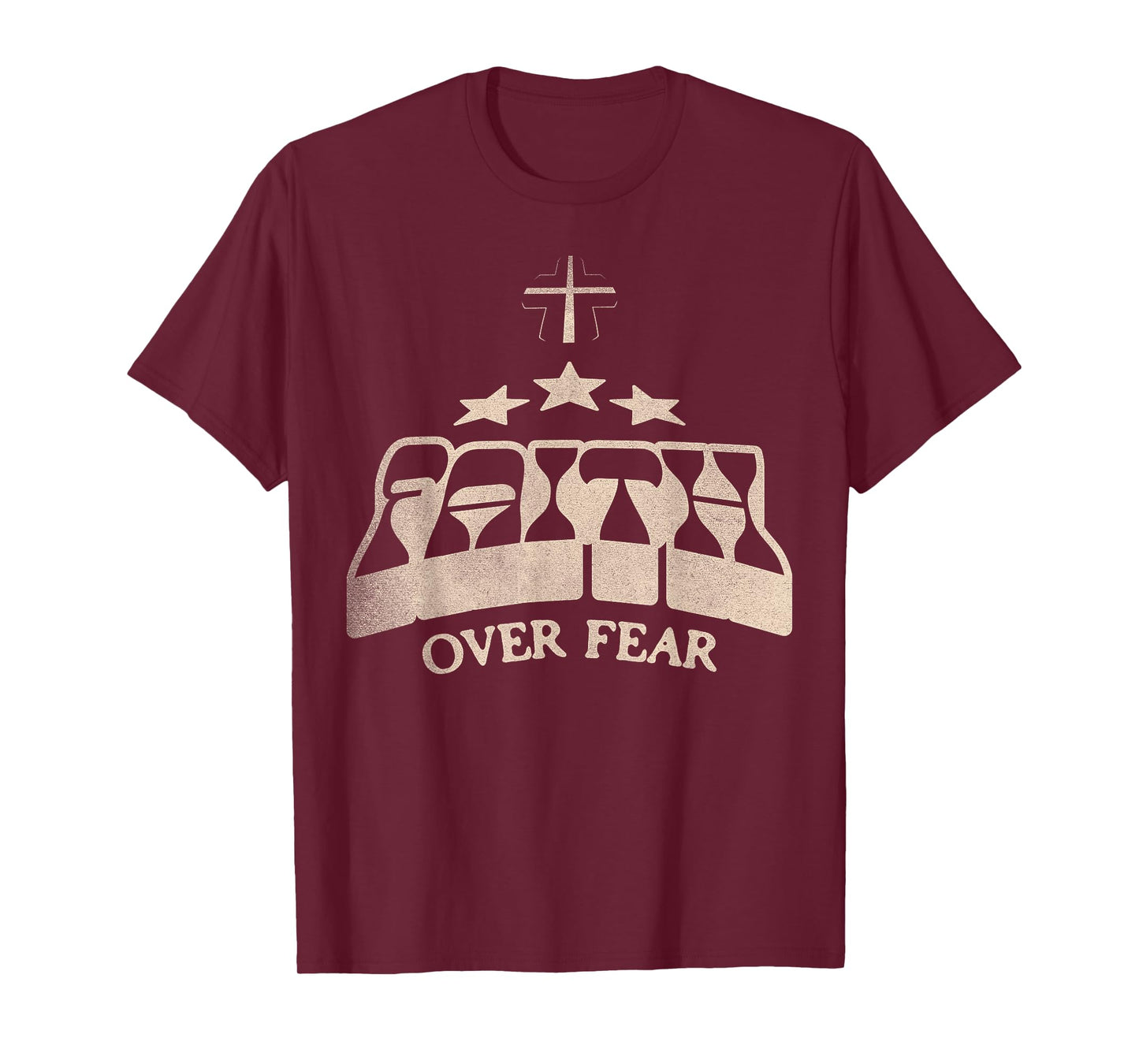 Faith Over Fear - Christian Jesus Faith T-Shirt