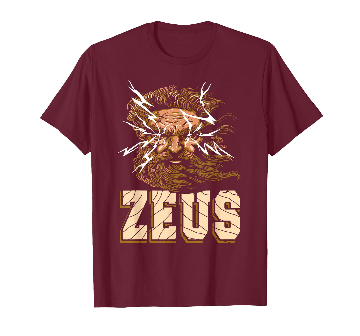 Zeus Lightning Wrath Greek God Mythology Thunder Power T-Shirt