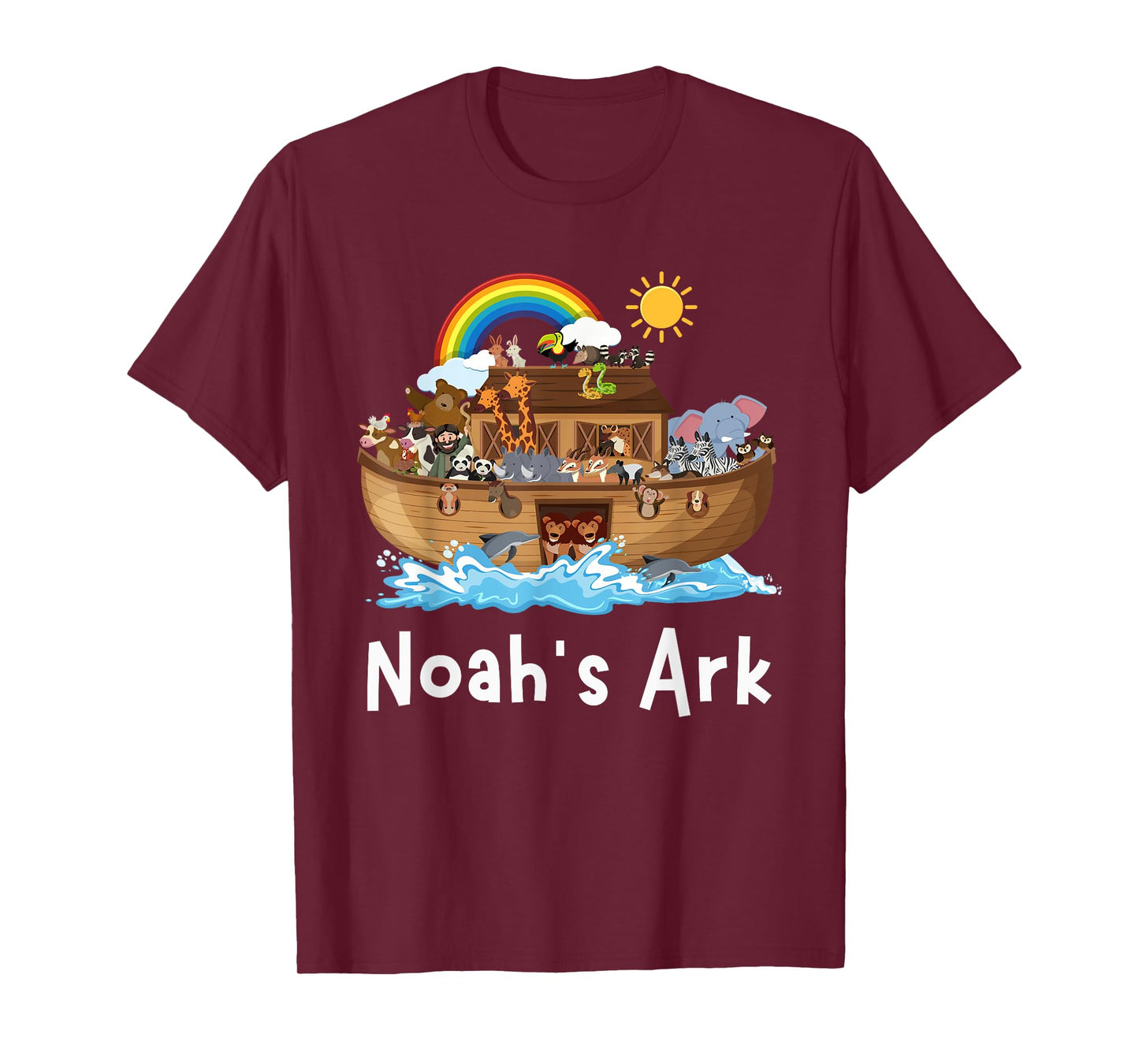Girls Christian Faith Noah's Ark Sunday School Boy Student T-Shirt