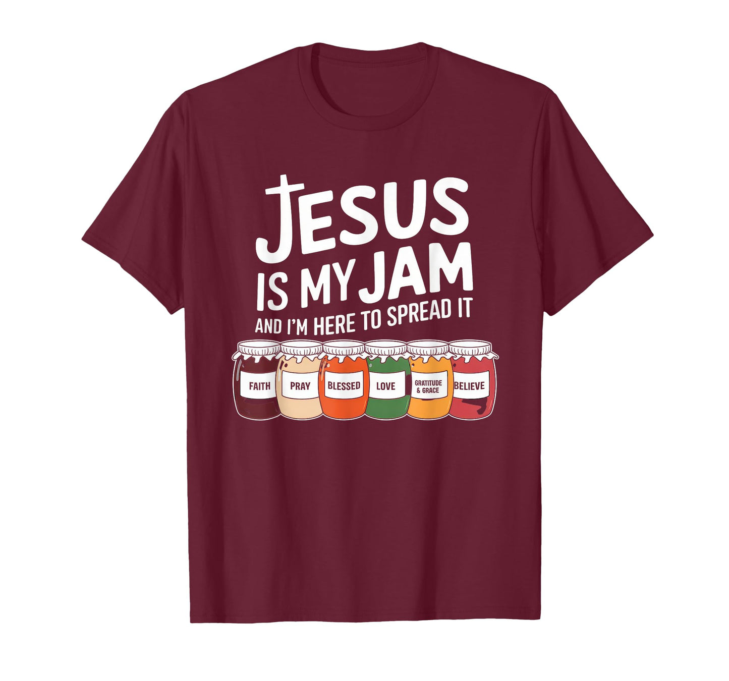 Jesus is My Jam Tshirt Men Women Christian Bible Verse T-Shirt